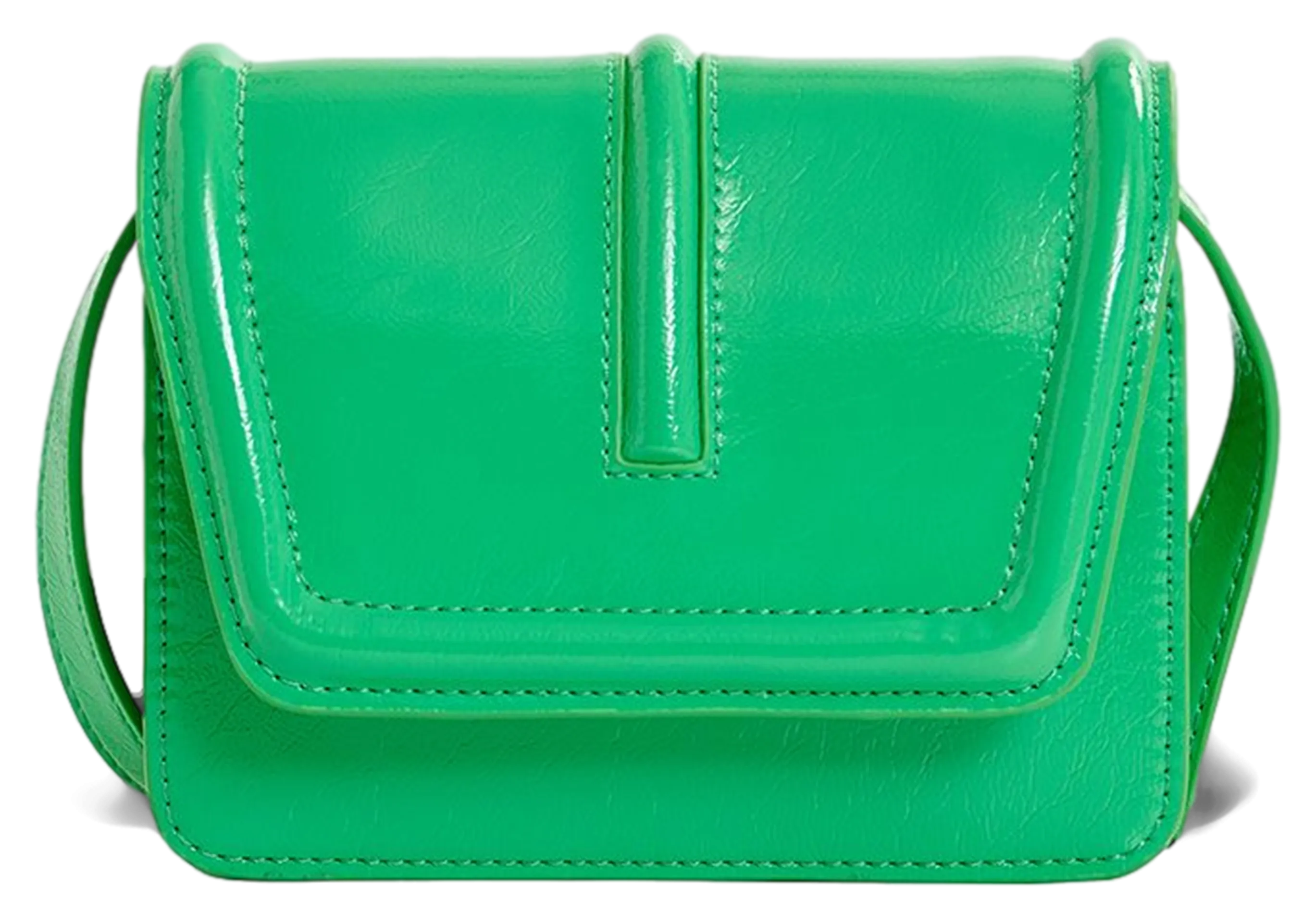  ESSENTIEL ANTWERP   GEENA - Borsa a tracolla in vernice | Verde