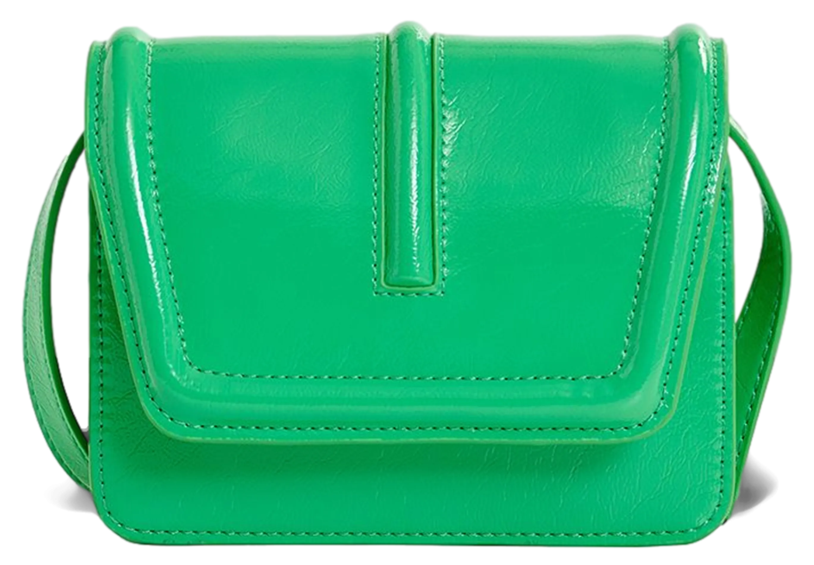  ESSENTIEL ANTWERP   GEENA - Borsa a tracolla in vernice | Verde