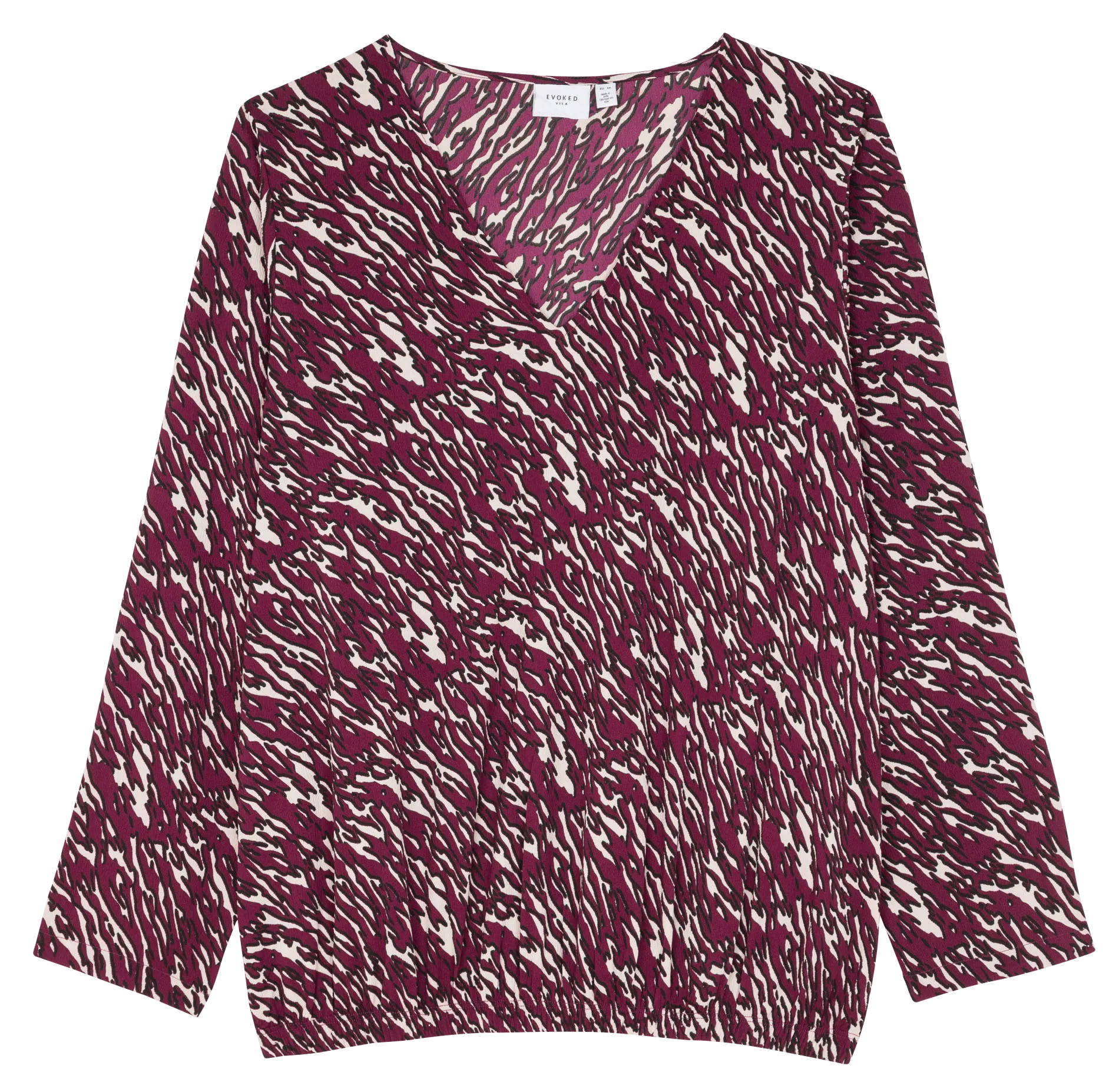  EVOKED   MOOJ - Blouse droite imprimée | Viola