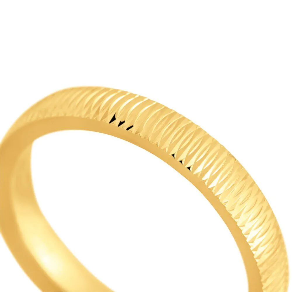 Fede Comoda Leggera Squadrata 3 mm Oro Giallo 375/1000 1422664