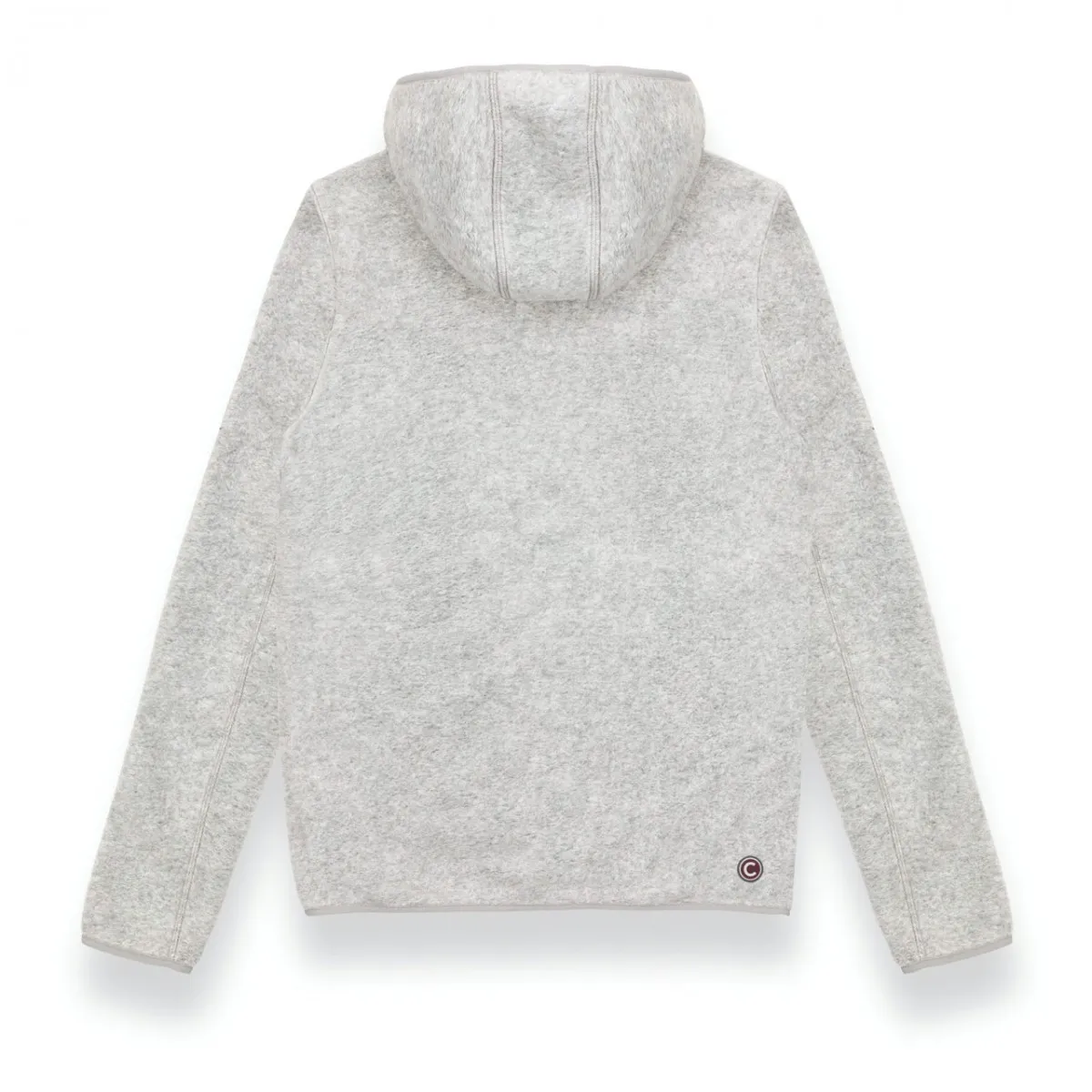 Felpa Calda Con Cappuccio In Maglia Di Lana