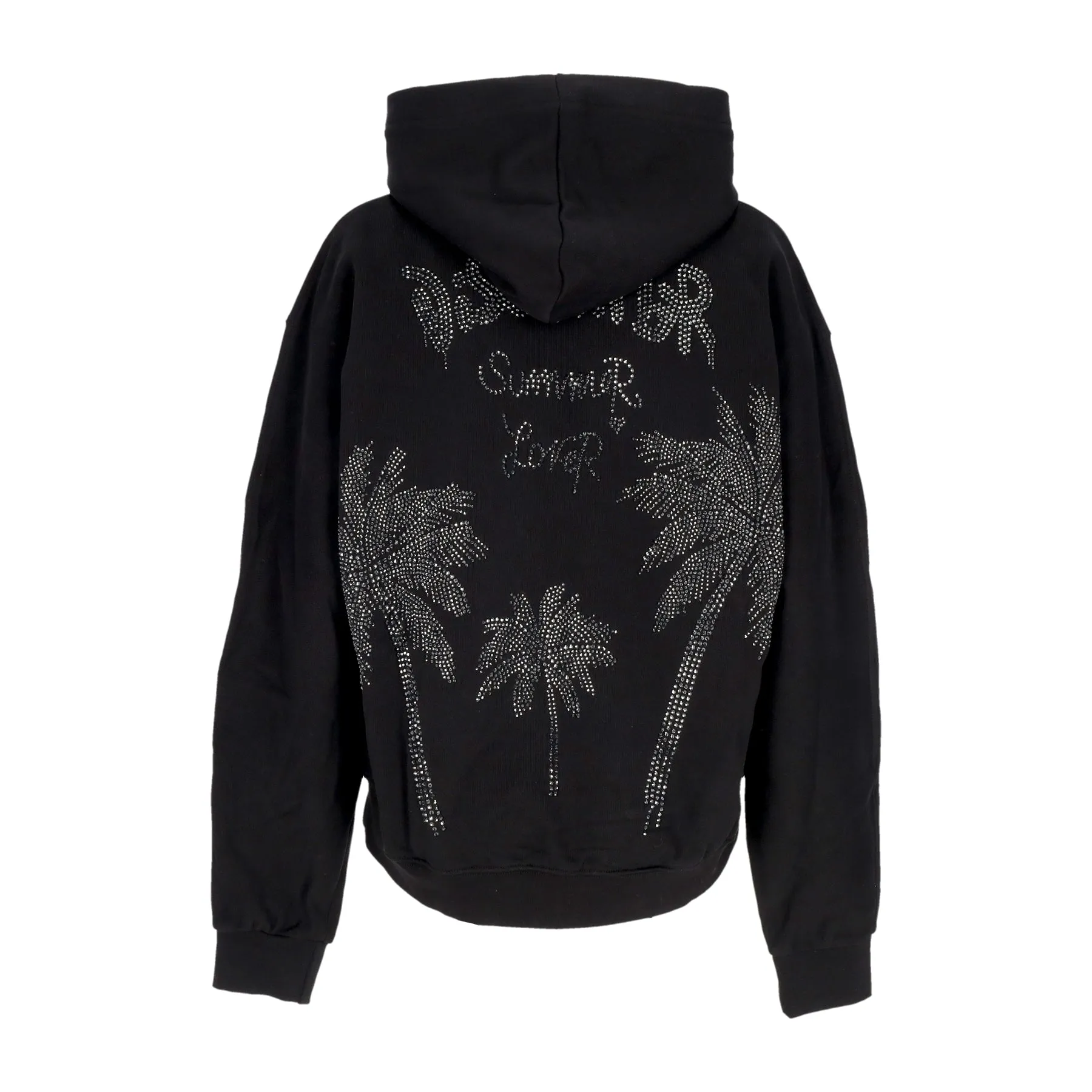 Felpa Leggera Cappuccio Donna W Summer Lover Hoodie Black