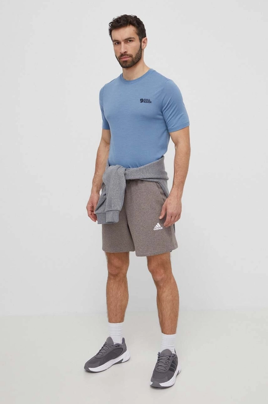 Fjallraven maglietta in lana Abisko Wool Logo