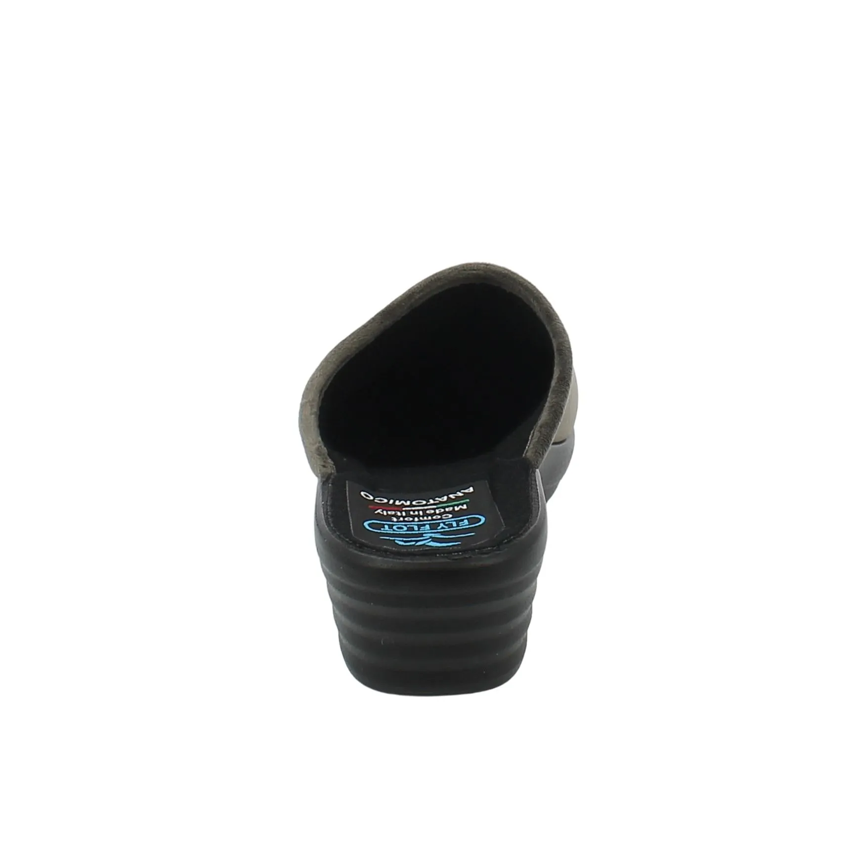 Fly Flot  Ciabatta chiusa rovere con zeppa 