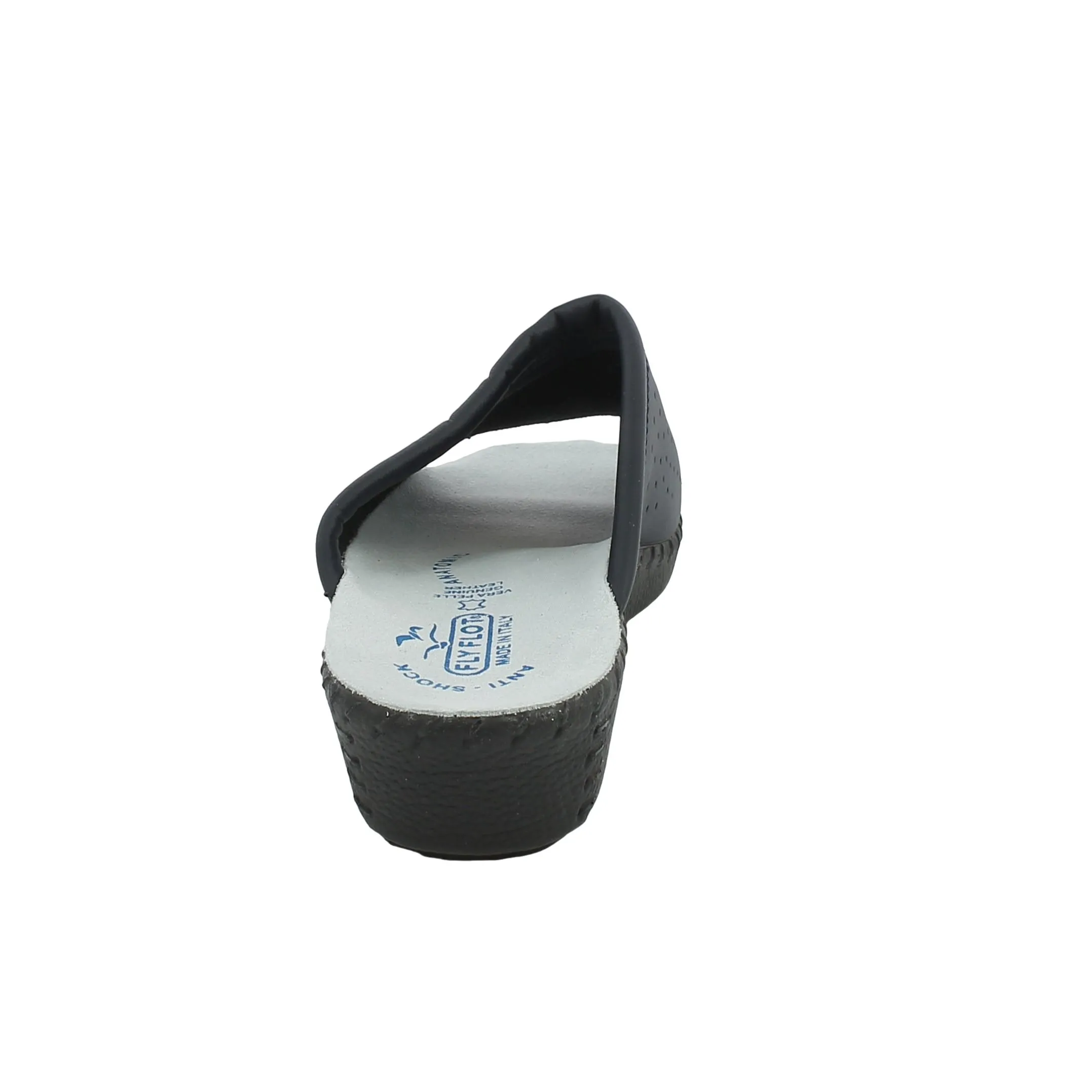 Fly Flot  Ciabatta spuntata blu traforata 