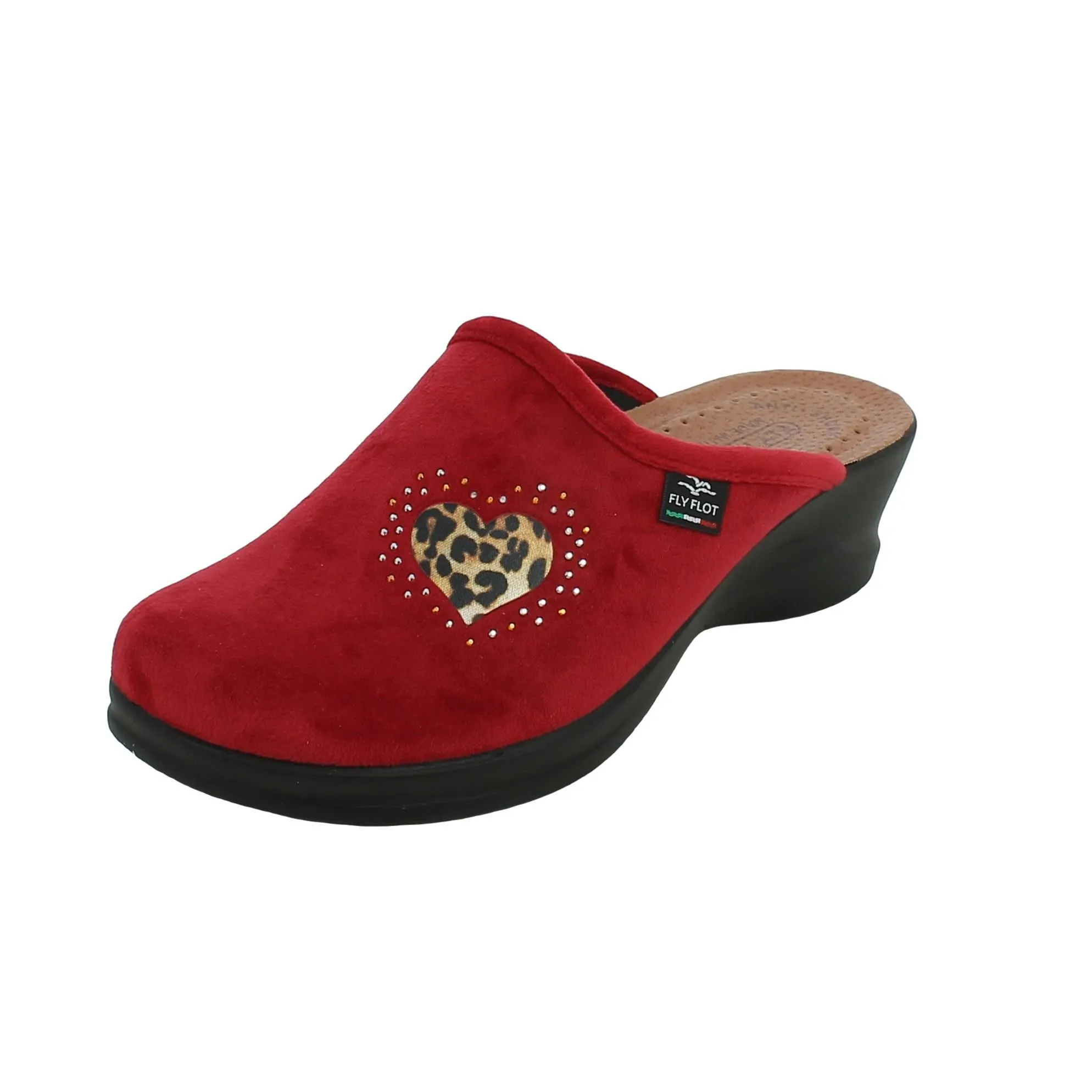 Fly Flot  Ciabatte da Casa Donna Flyflot Rosse con Tacco 5 