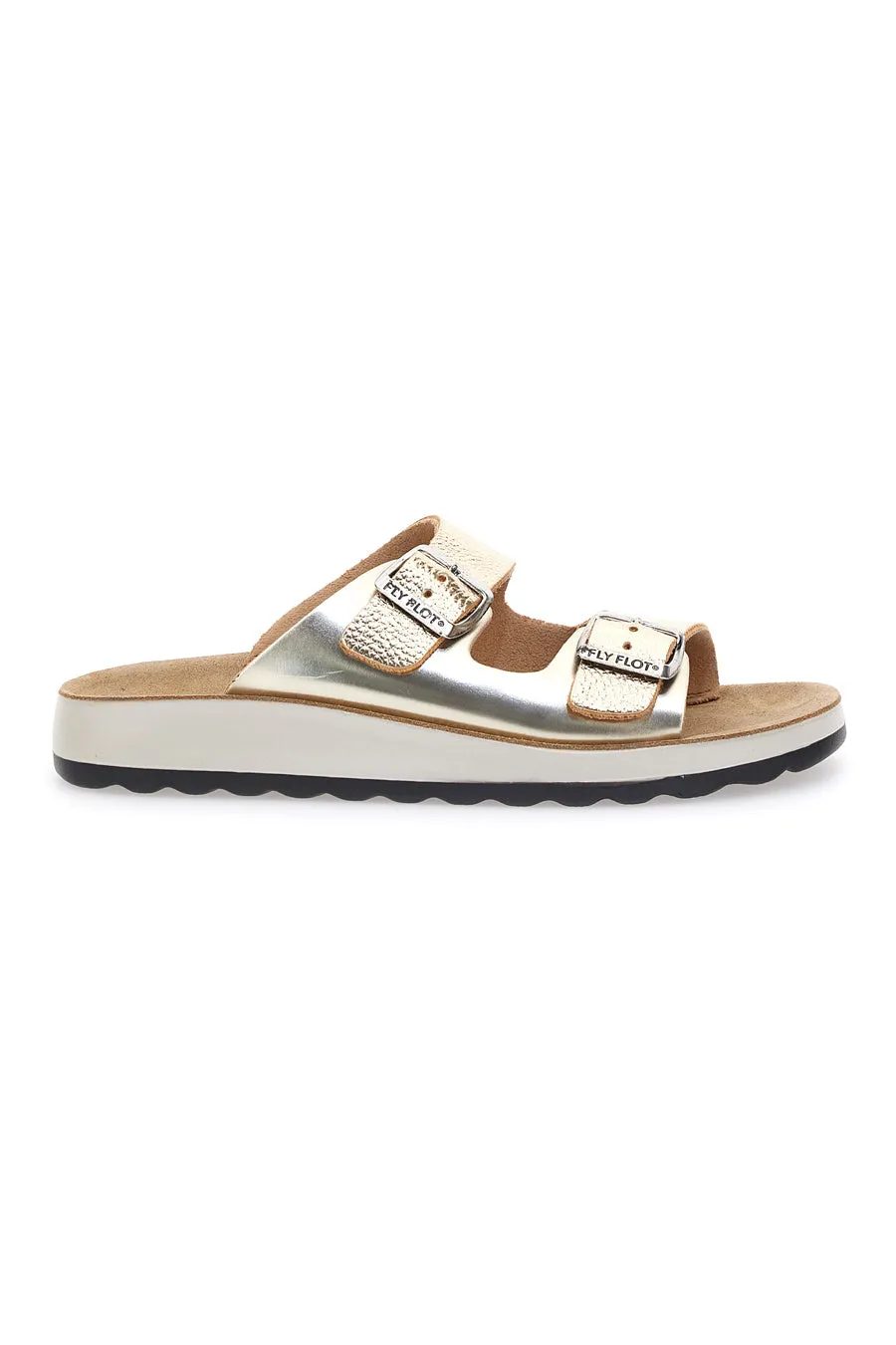   FLY FLOT Ciabatte Oro con Fibbie Fly Flot 7764