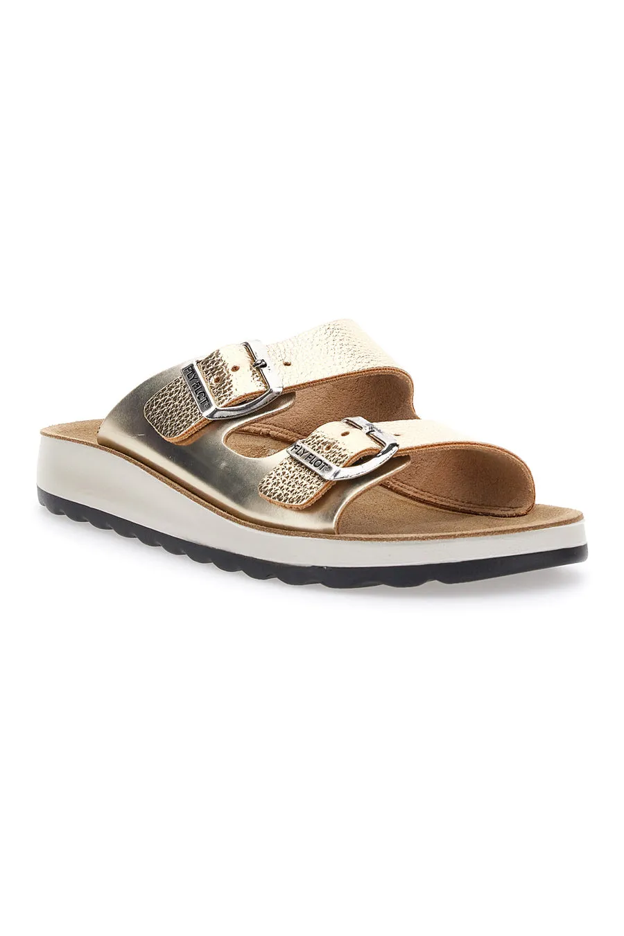   FLY FLOT Ciabatte Oro con Fibbie Fly Flot 7764