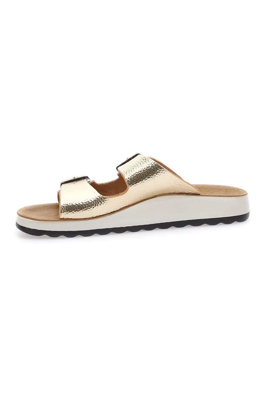   FLY FLOT Ciabatte Oro con Fibbie Fly Flot 7764
