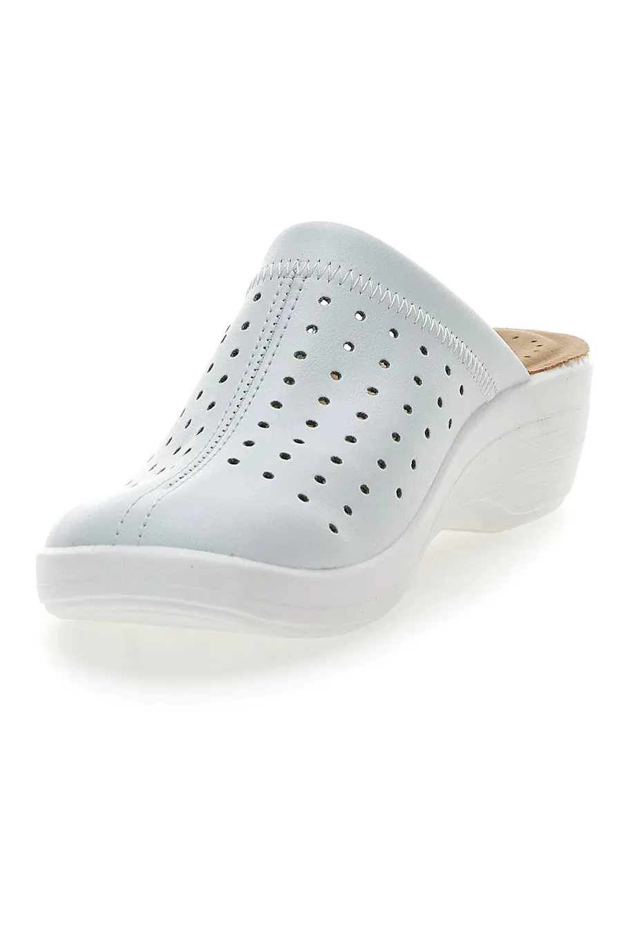   FLY FLOT Ciabatte Professionali Bianche Con Plantare Anatomico Made In Italy Fly Flot 5001
