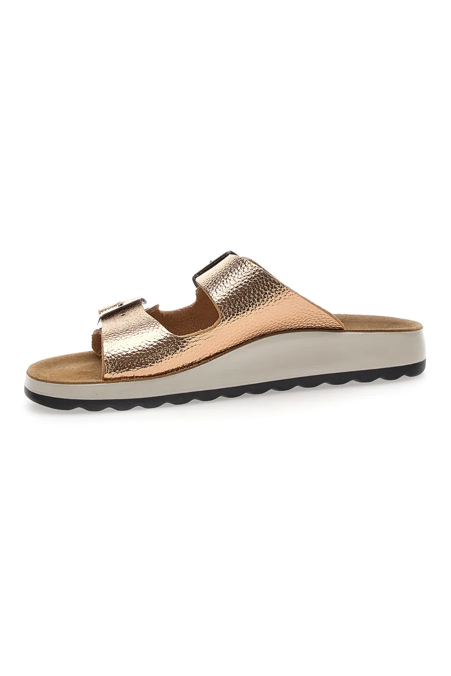   FLY FLOT Ciabatte Rose Gold con Fibbia Fly Flot 7764
