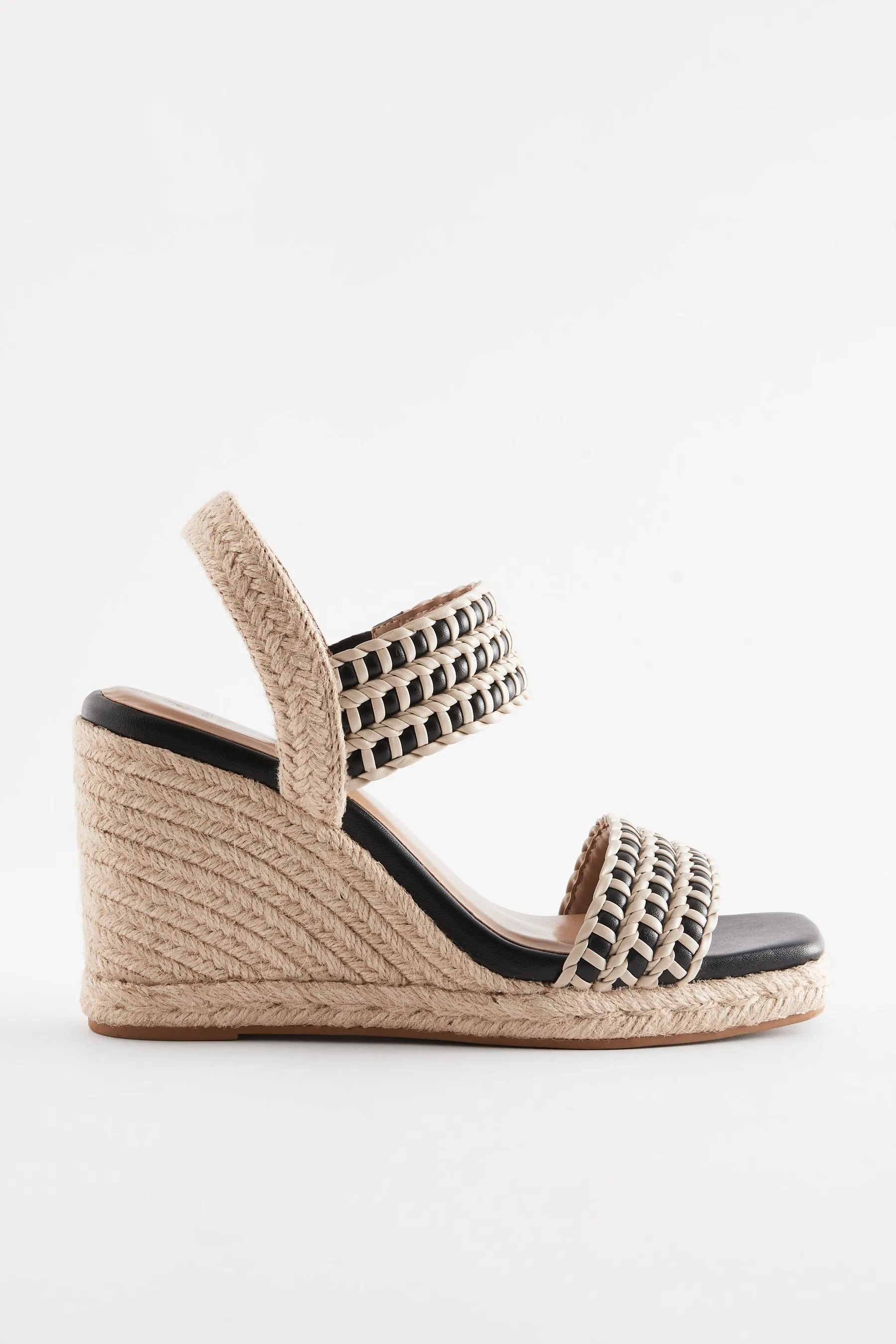 Forever Comfort® - Zeppe intrecciate con punta quadrata