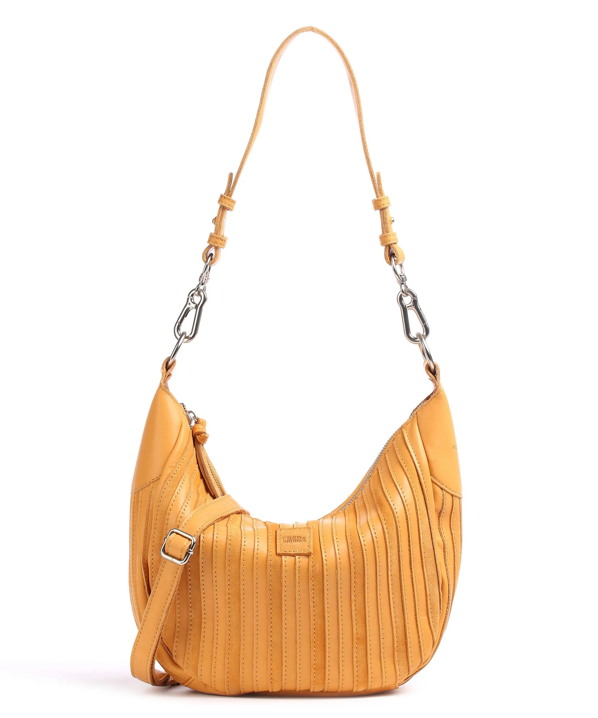  FredsBruder Ravi Borsa hobo pelle arancio  