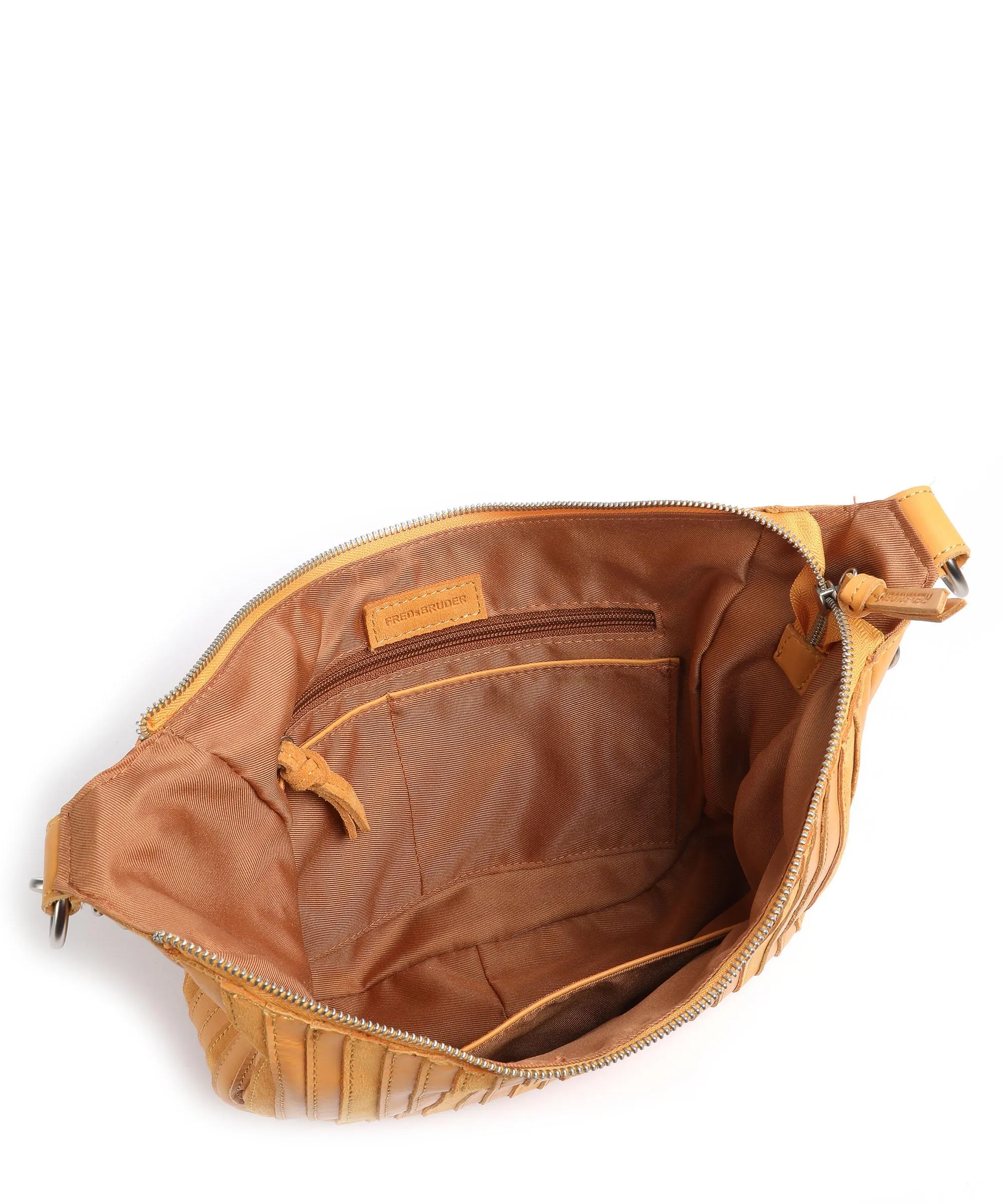  FredsBruder Ravi Borsa hobo pelle arancio  