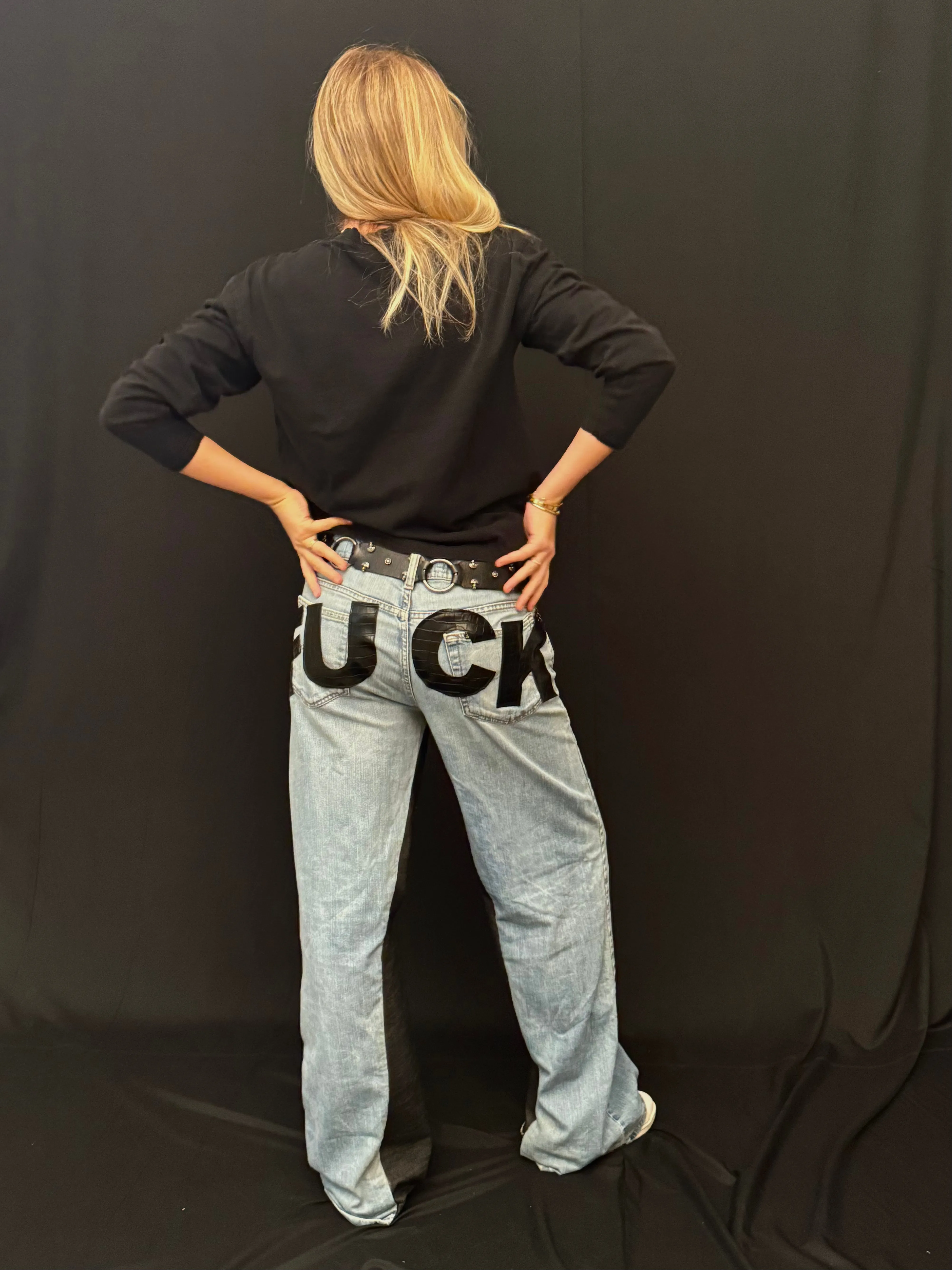 FUCK Upcycled denim pants