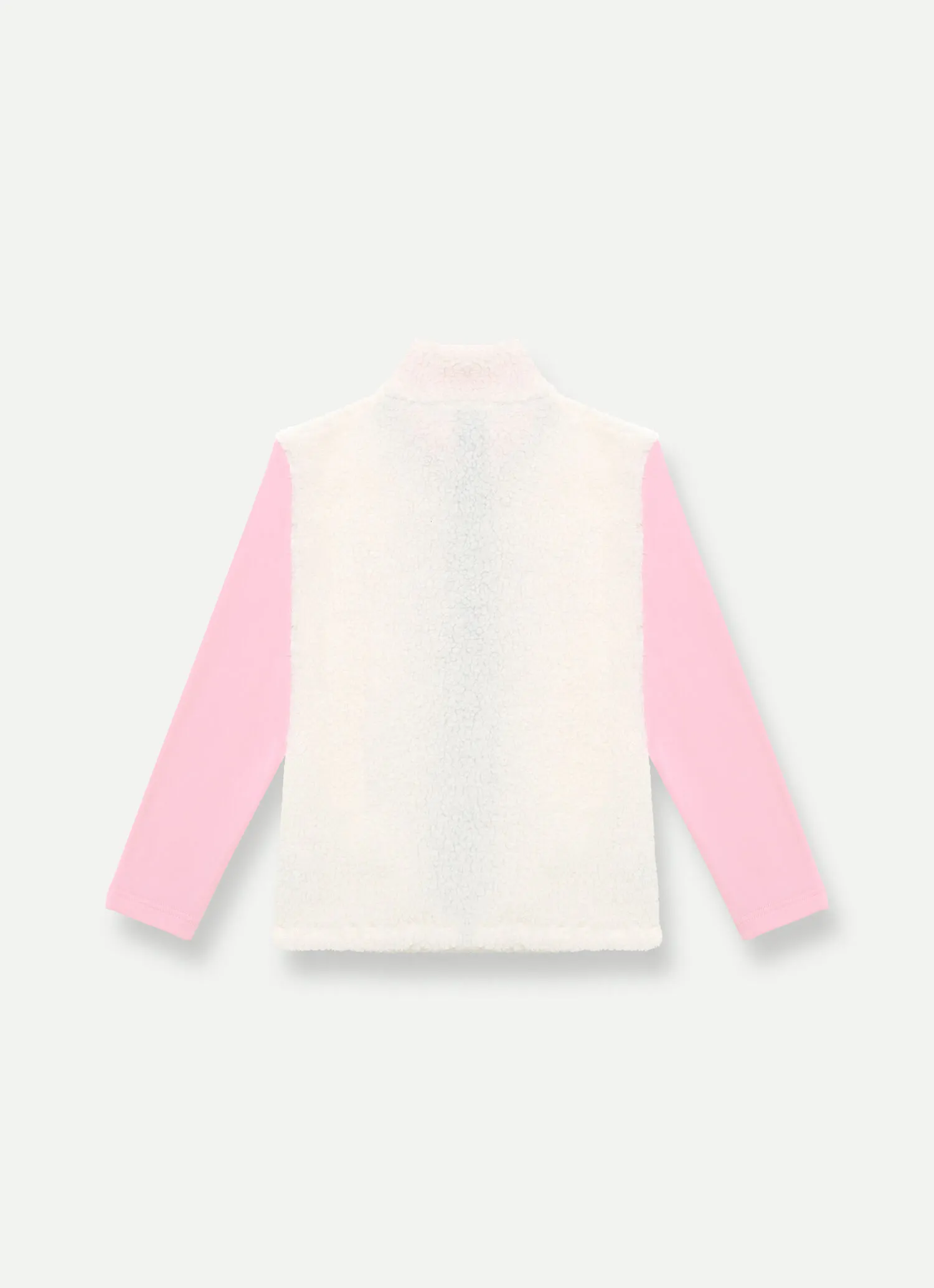 Full-zip ski sweatshirt in double-layer fabric