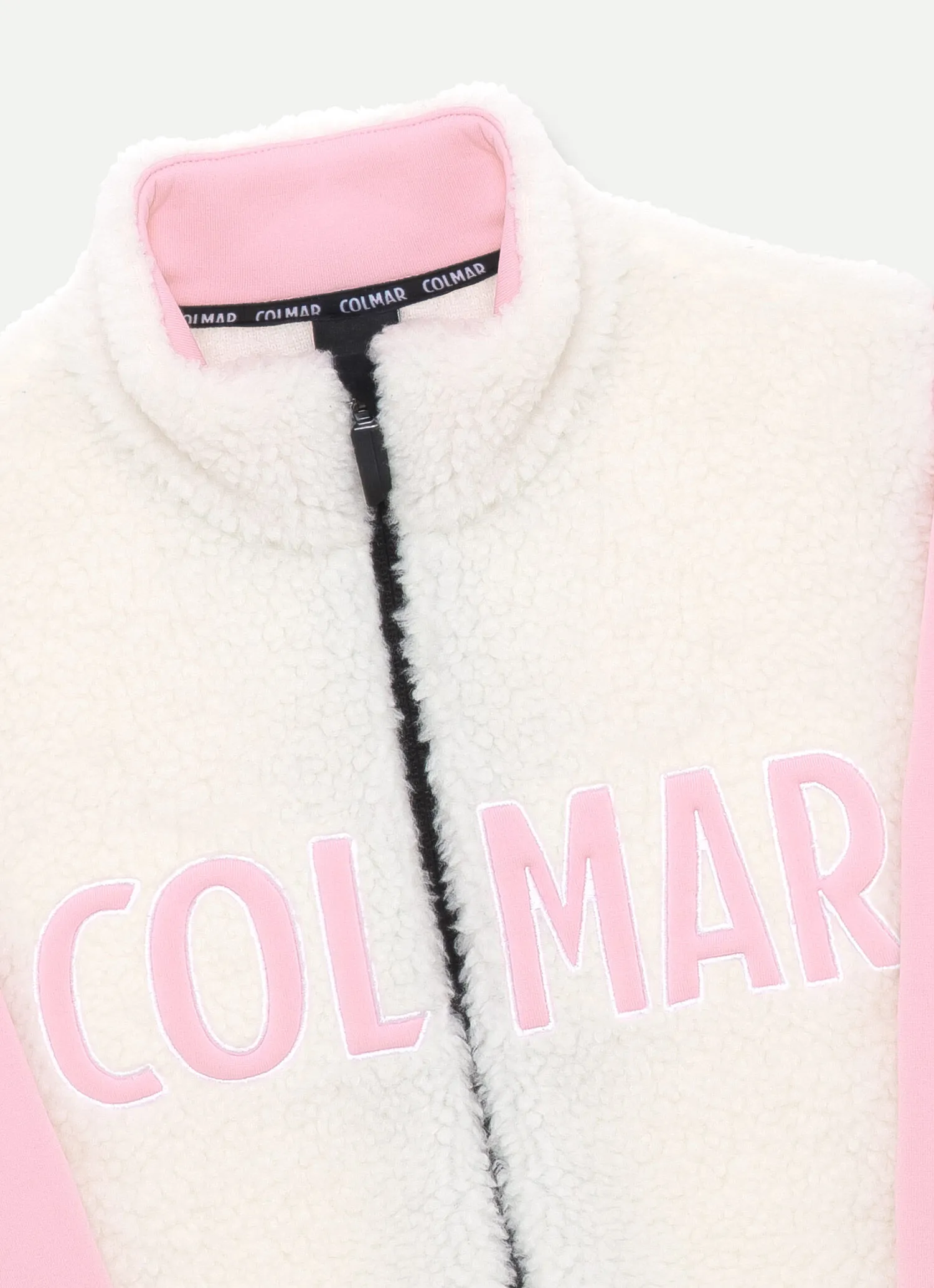 Full-zip ski sweatshirt in double-layer fabric