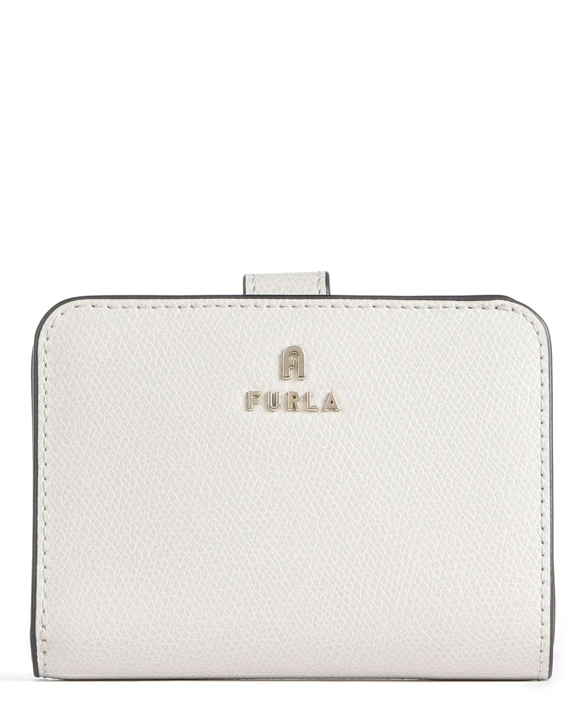  Furla Camelia S Portafoglio pelle granulata bianco  