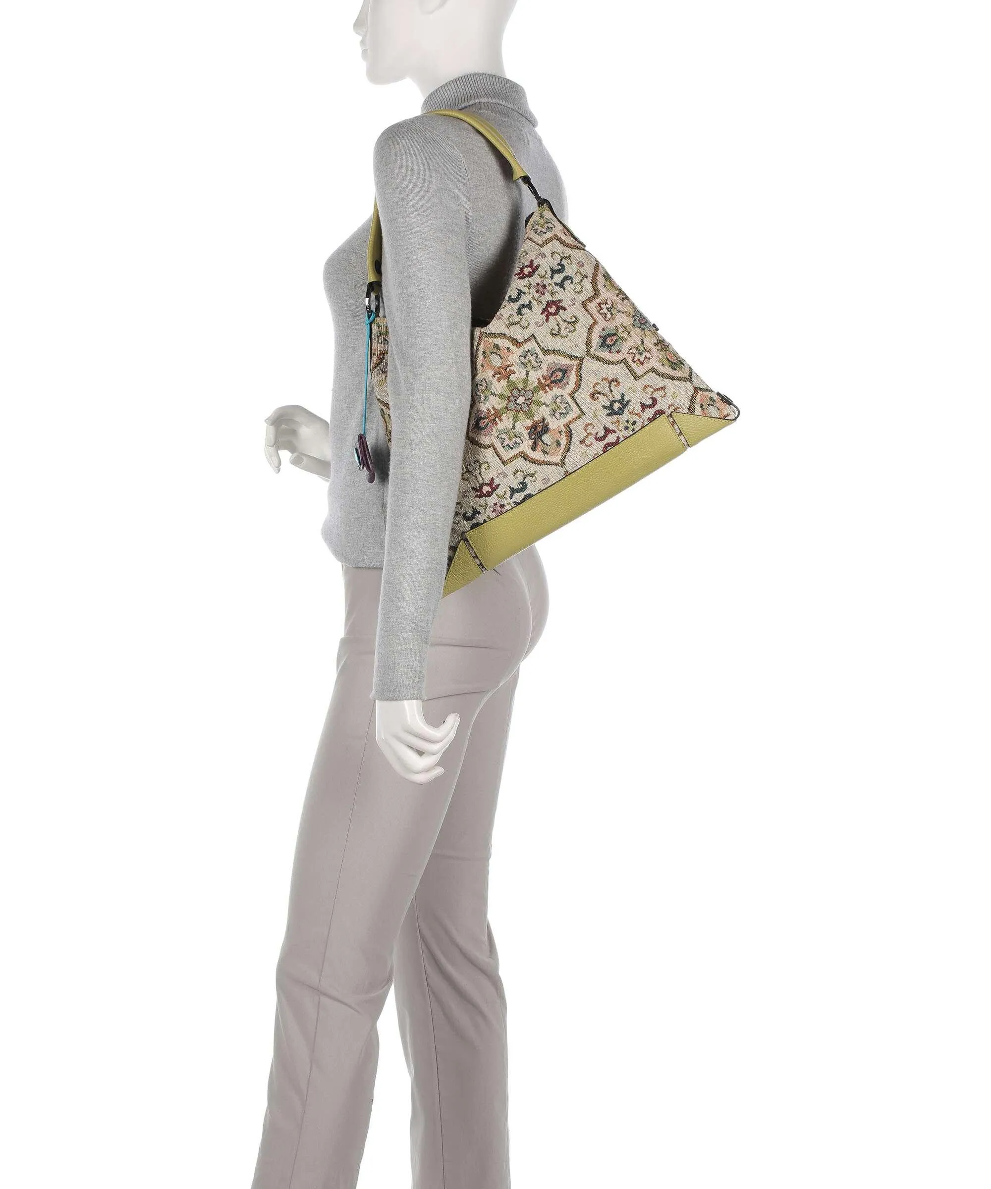  Gabs Alice Borsa hobo poliestere, pelle di vitello grana multicolore  
