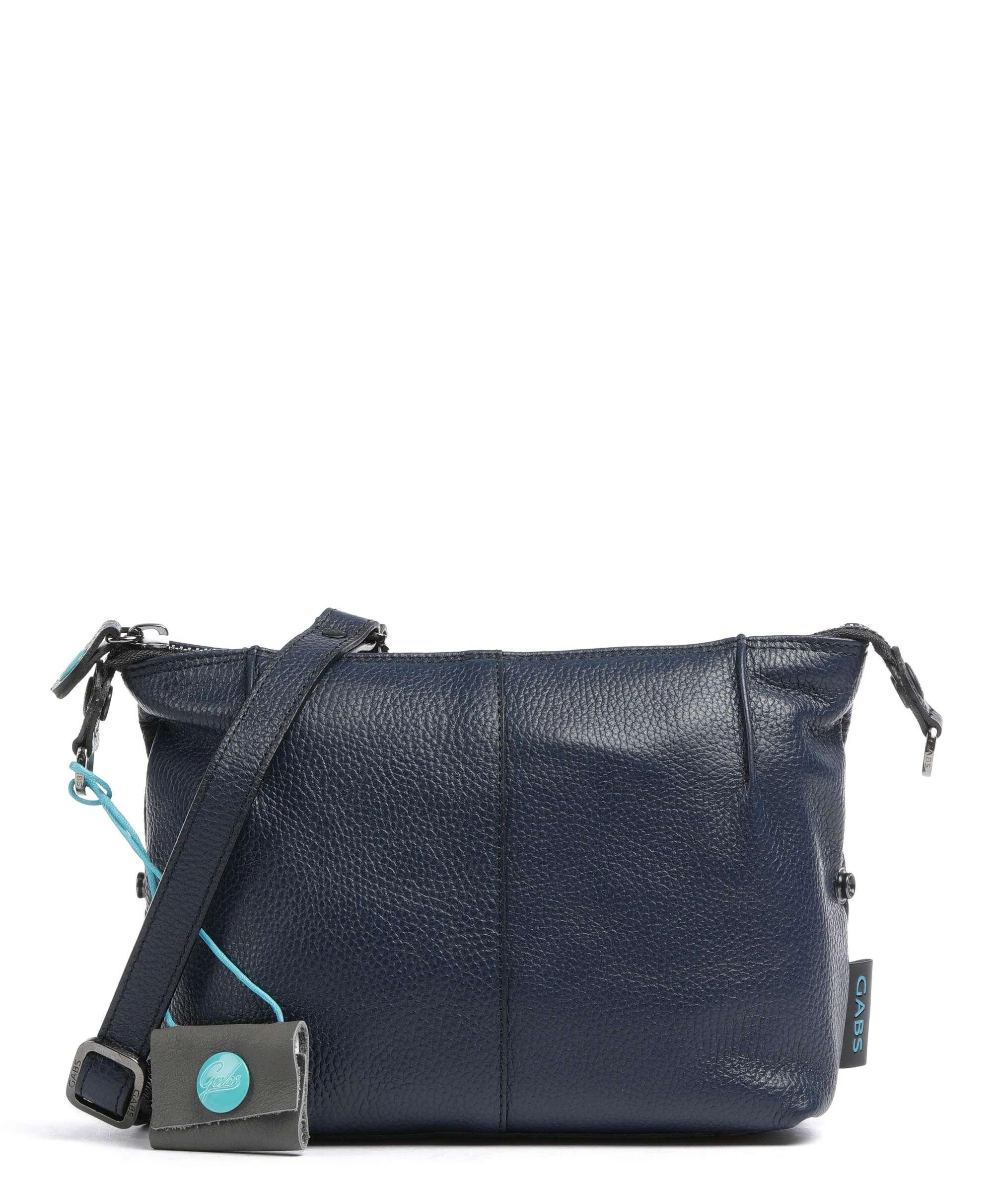  Gabs Funny Borsa a tracolla pelle di vitello goffrata blu scuro  
