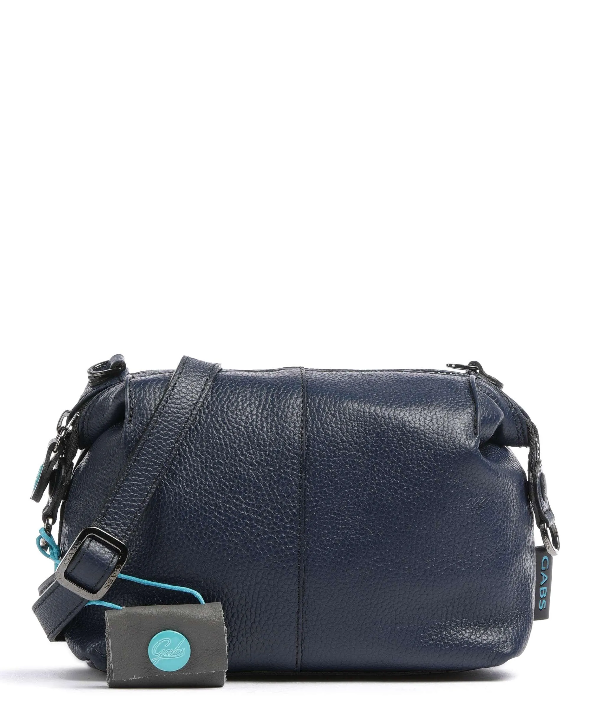  Gabs Funny Borsa a tracolla pelle di vitello goffrata blu scuro  