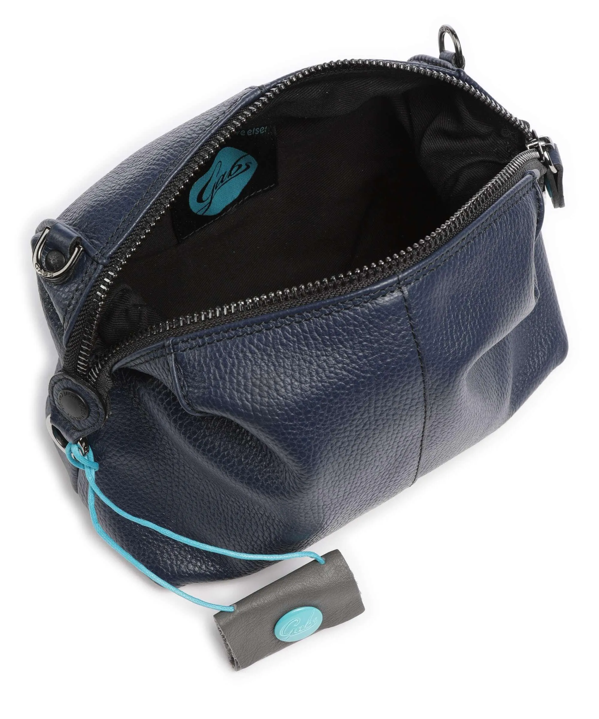  Gabs Funny Borsa a tracolla pelle di vitello goffrata blu scuro  