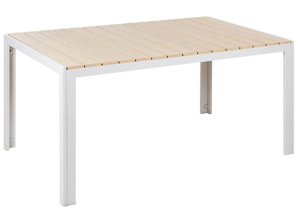 Garden Dining Table 150 x 90 cm Beige COMO