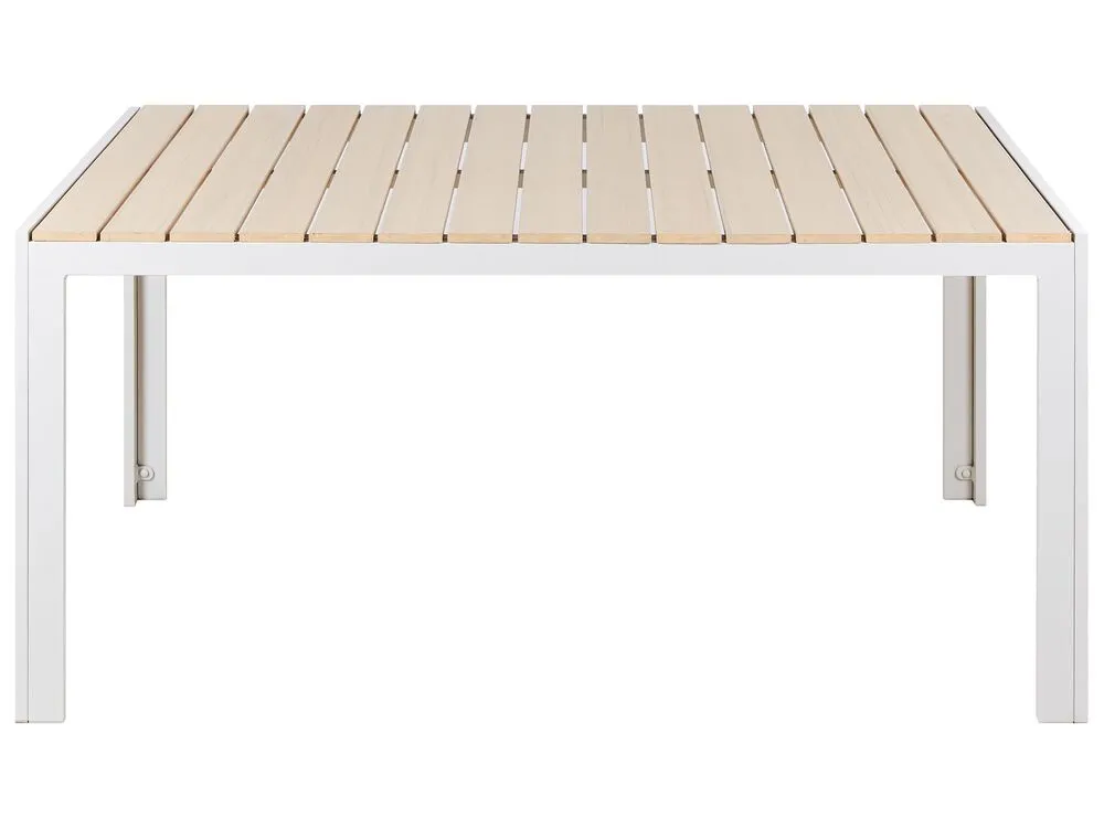Garden Dining Table 150 x 90 cm Beige COMO
