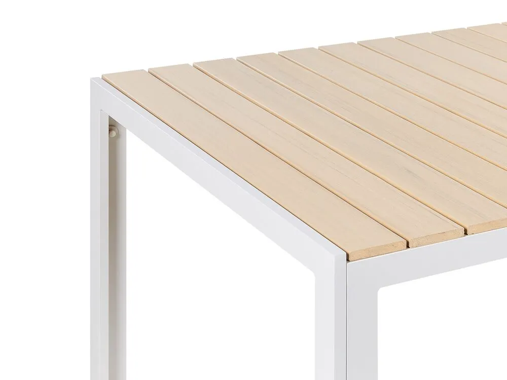 Garden Dining Table 150 x 90 cm Beige COMO