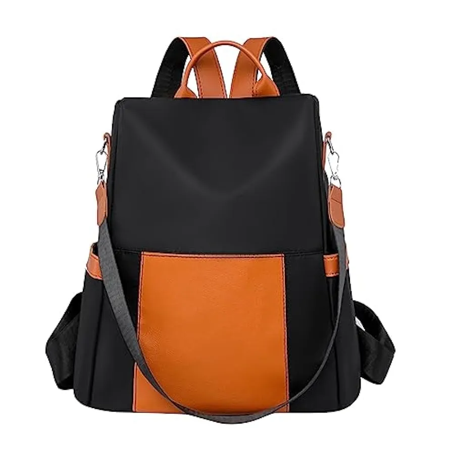 GDKKBIN Elegante-Zainetto-Capacità-Antifurto Borse a Zainetto In Nylon, Zaino Casual da Donna, Impermeabile Con Tracolla, Borsa 