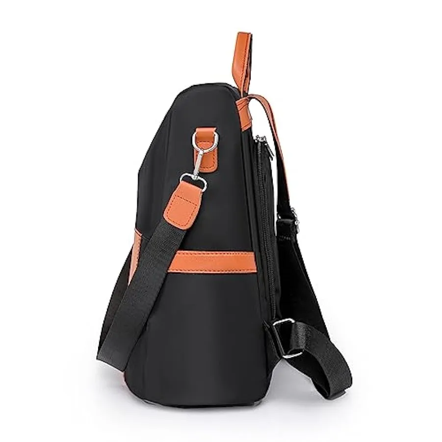 GDKKBIN Elegante-Zainetto-Capacità-Antifurto Borse a Zainetto In Nylon, Zaino Casual da Donna, Impermeabile Con Tracolla, Borsa 