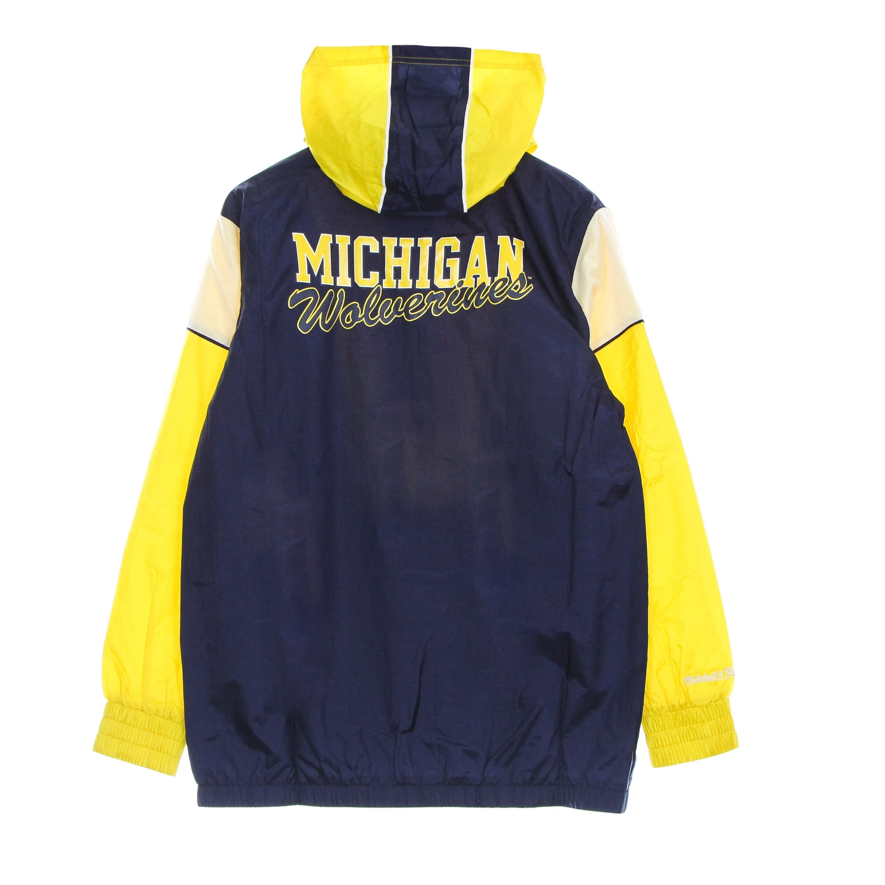 Giacca A Vento Uomo Ncaa Highlight Reel Windbreaker Msuspa Navy/yellow
