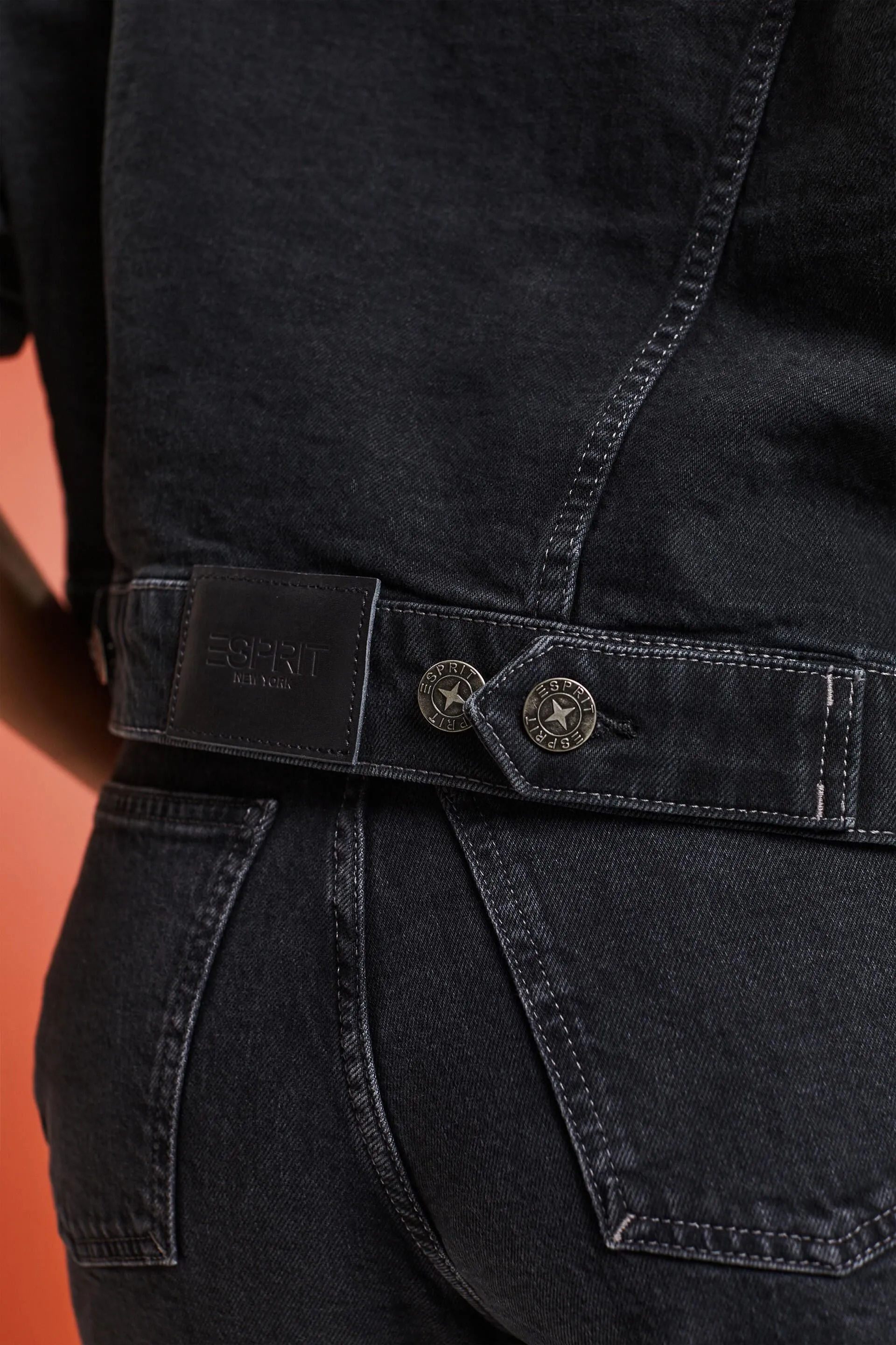 Giacca denim con strass