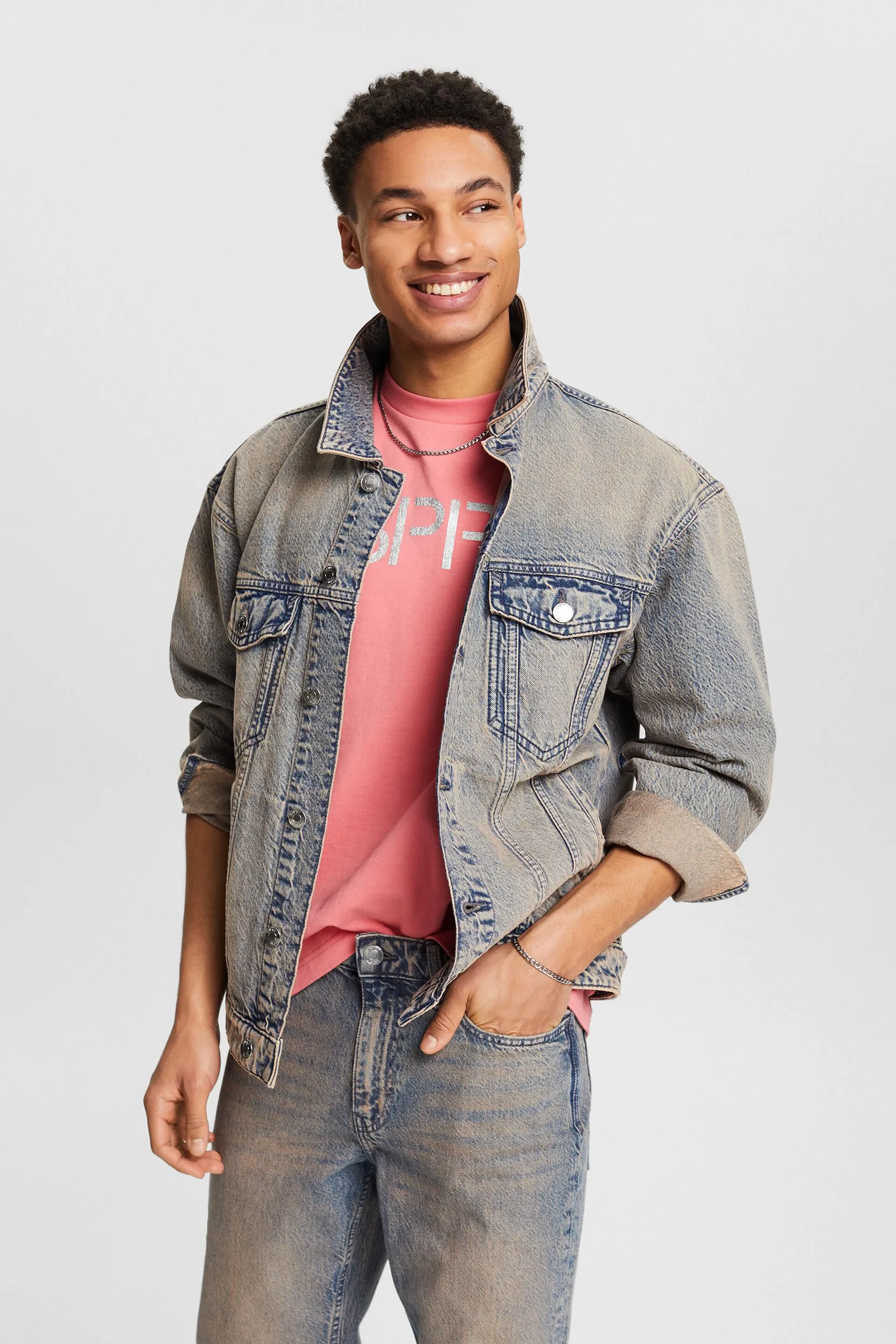 Giacca di jeans retro Trucker