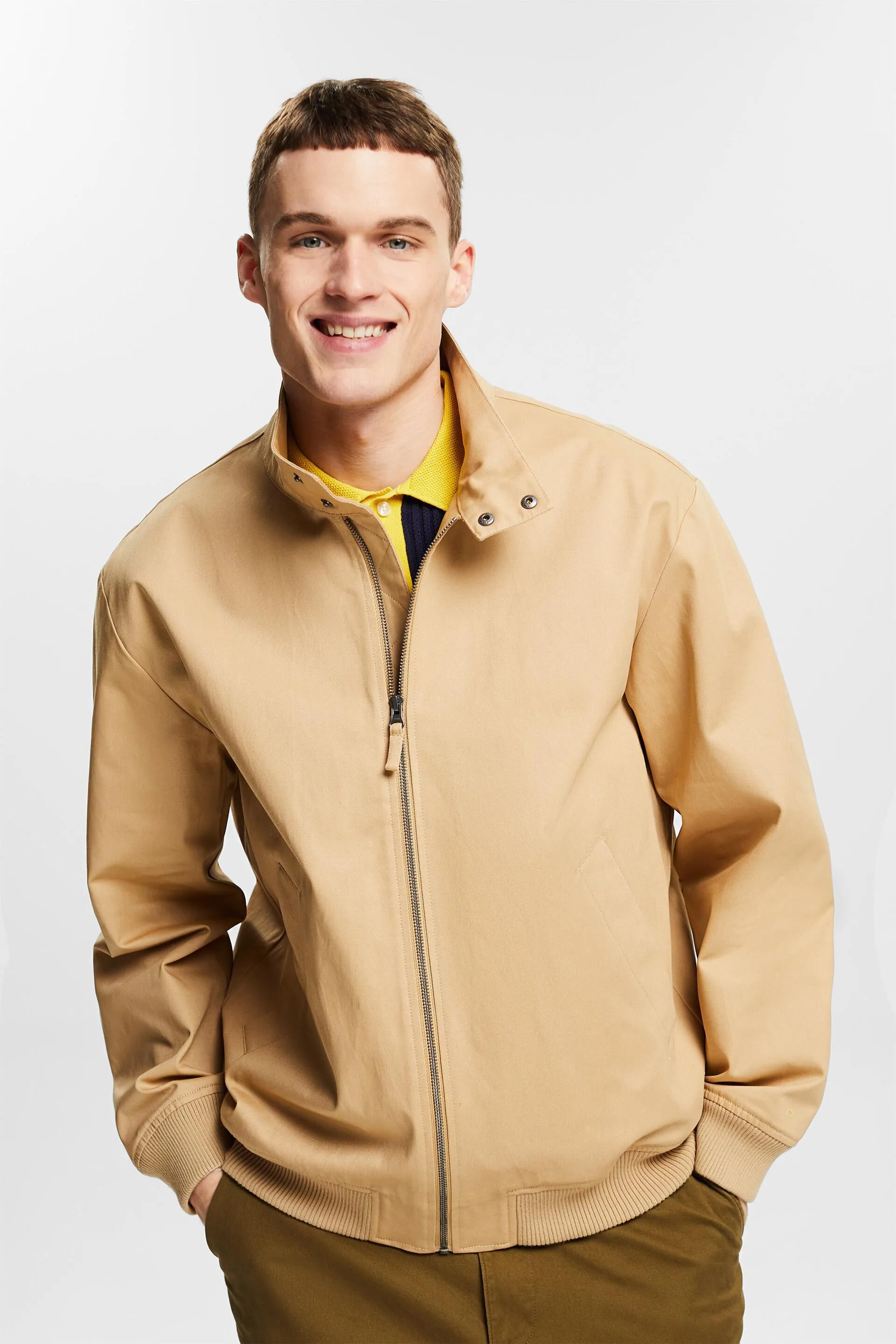 Giacca in canvas di cotone
