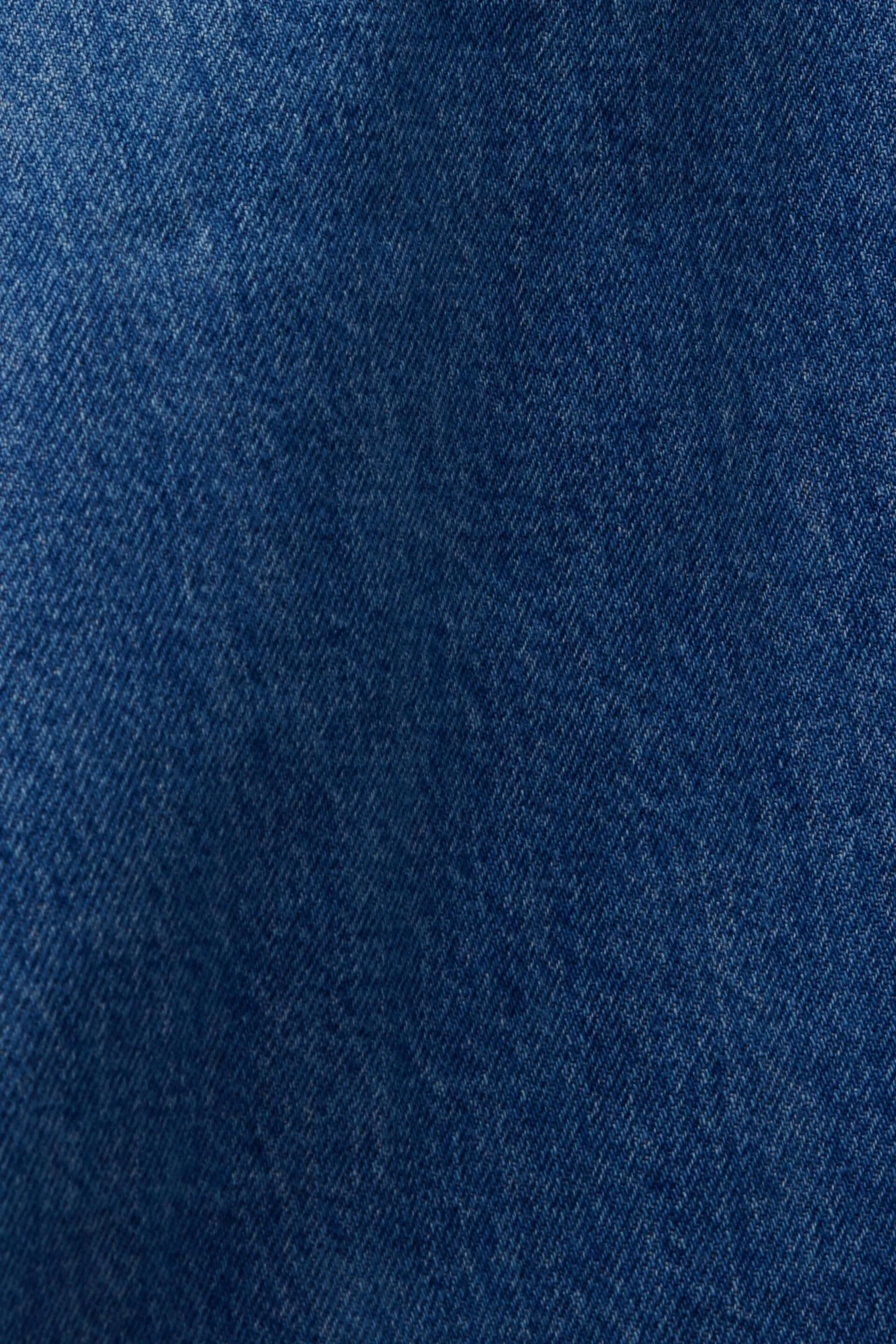 Giacca in denim senza collo con coulisse