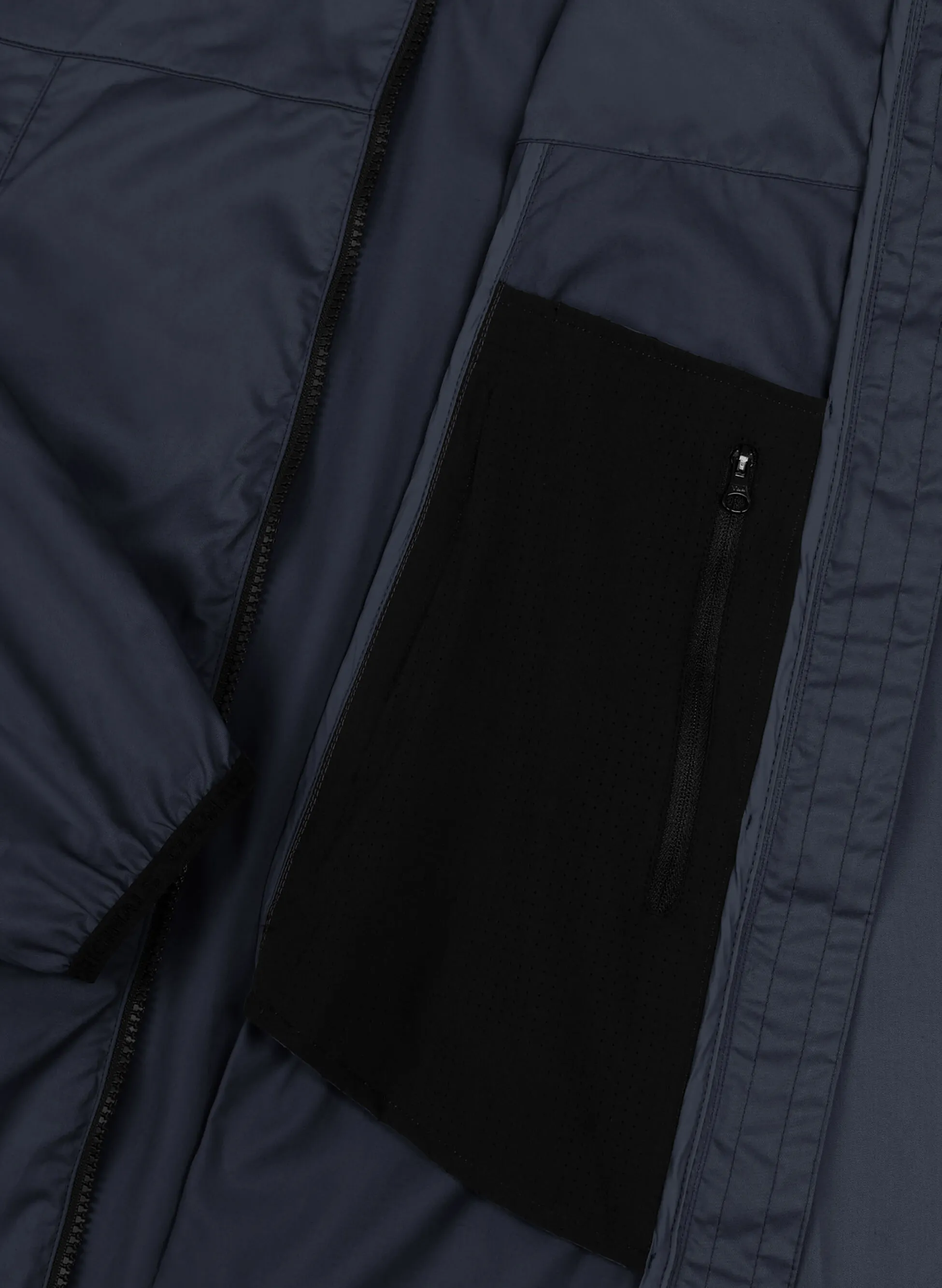 giacca in twill di cotone con cappuccio