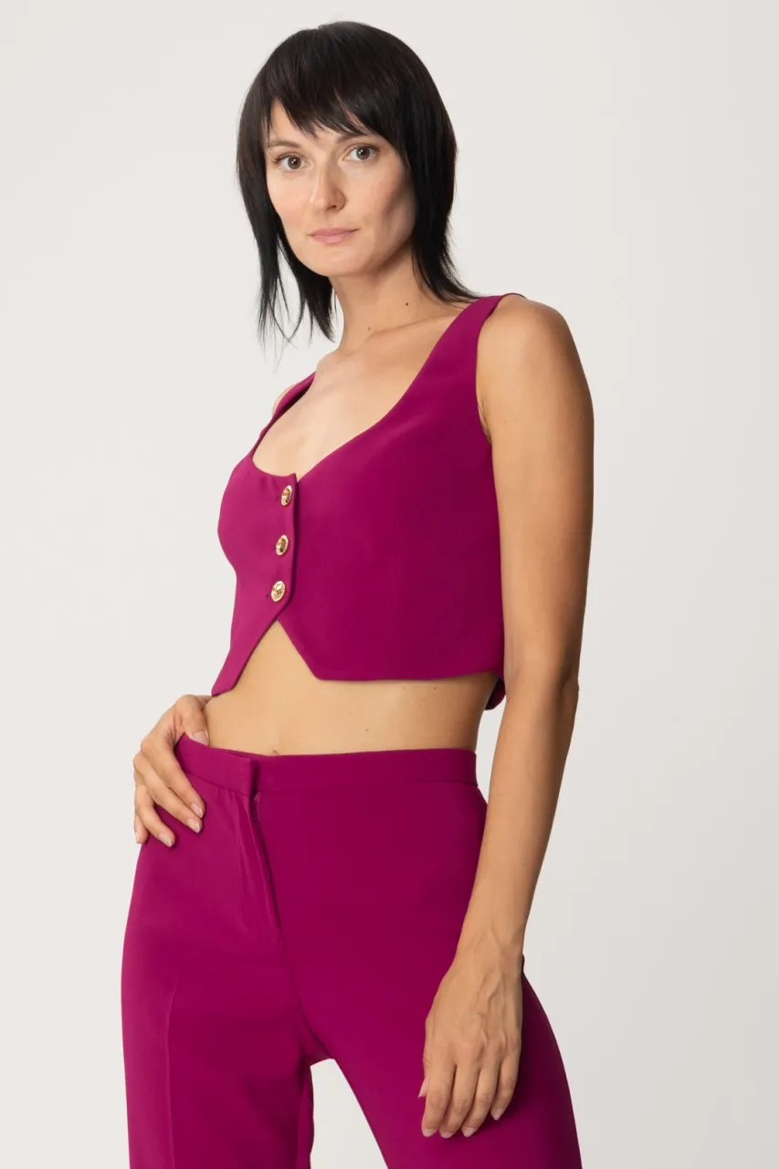 Gilet corto VIOLA BUGANVILLE