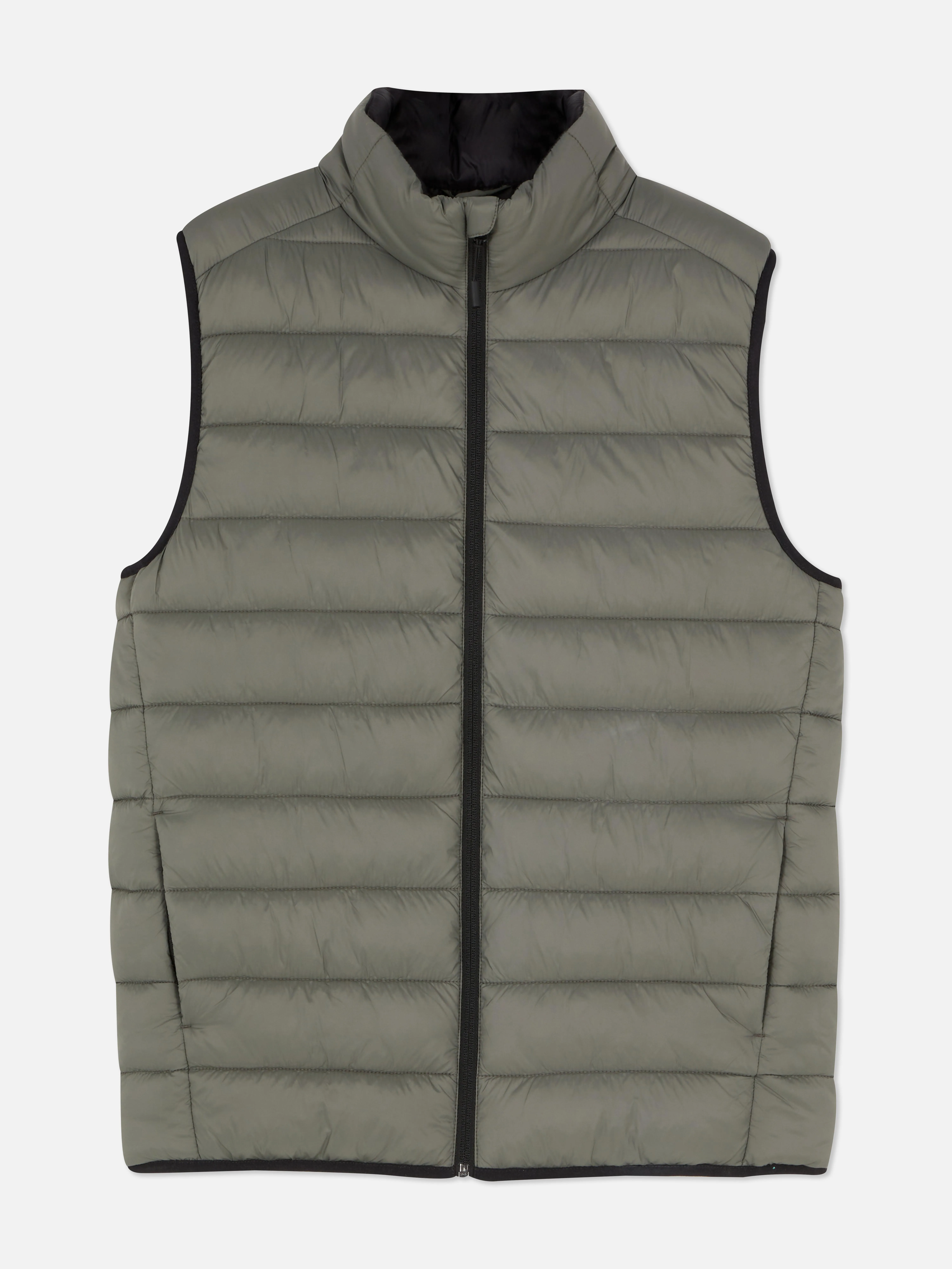 Gilet imbottito con zip