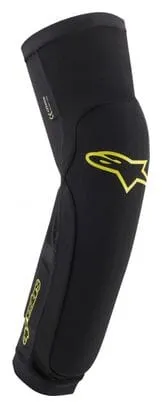 Ginocchiere Alpinestars Paragon Plus per ginocchio / protettore nero acido giallo