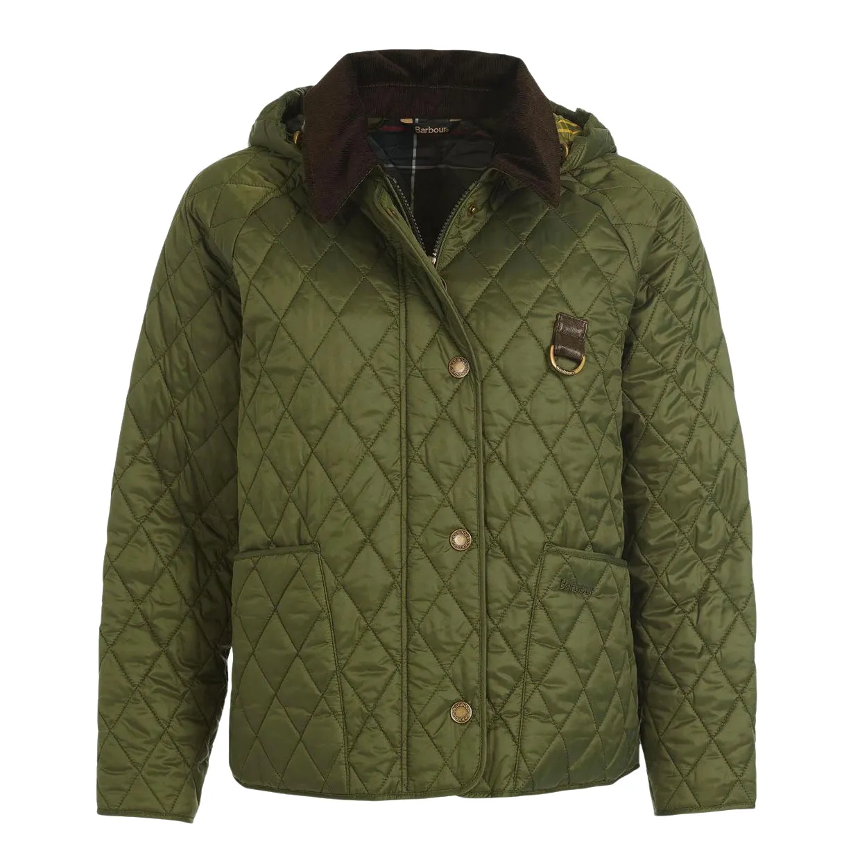 Giubbino Donna Barbour Tobymory Quilted Verde
