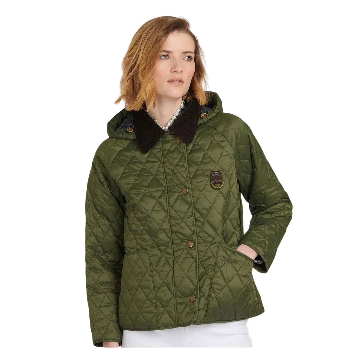 Giubbino Donna Barbour Tobymory Quilted Verde