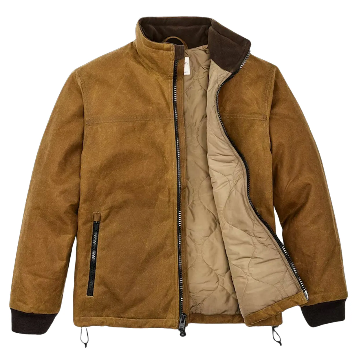 Giubbino Uomo FIlson Tin Cloth Primaloft Marrone