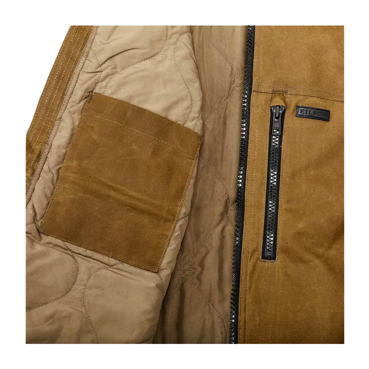 Giubbino Uomo FIlson Tin Cloth Primaloft Marrone