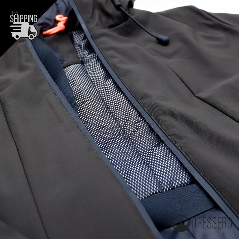 Giubbotto Uomo Dresserd Invernale Tessuto Tecnico Impermeabile con Cappuccio
