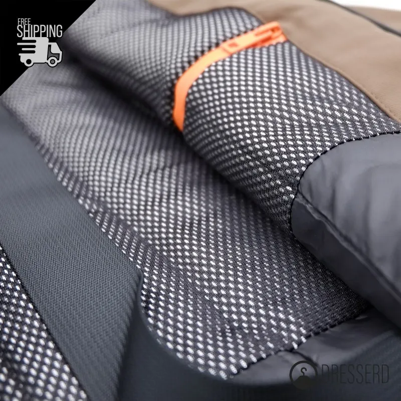 Giubbotto Uomo Dresserd Invernale Tessuto Tecnico Impermeabile con Cappuccio