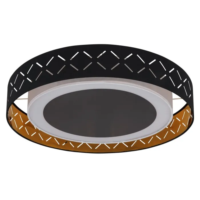 Globo CLARKE Plafoniera LED Nero, 1-Luce
