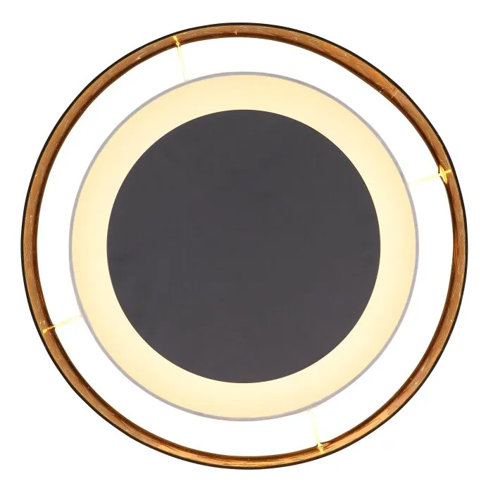 Globo CLARKE Plafoniera LED Nero, 1-Luce