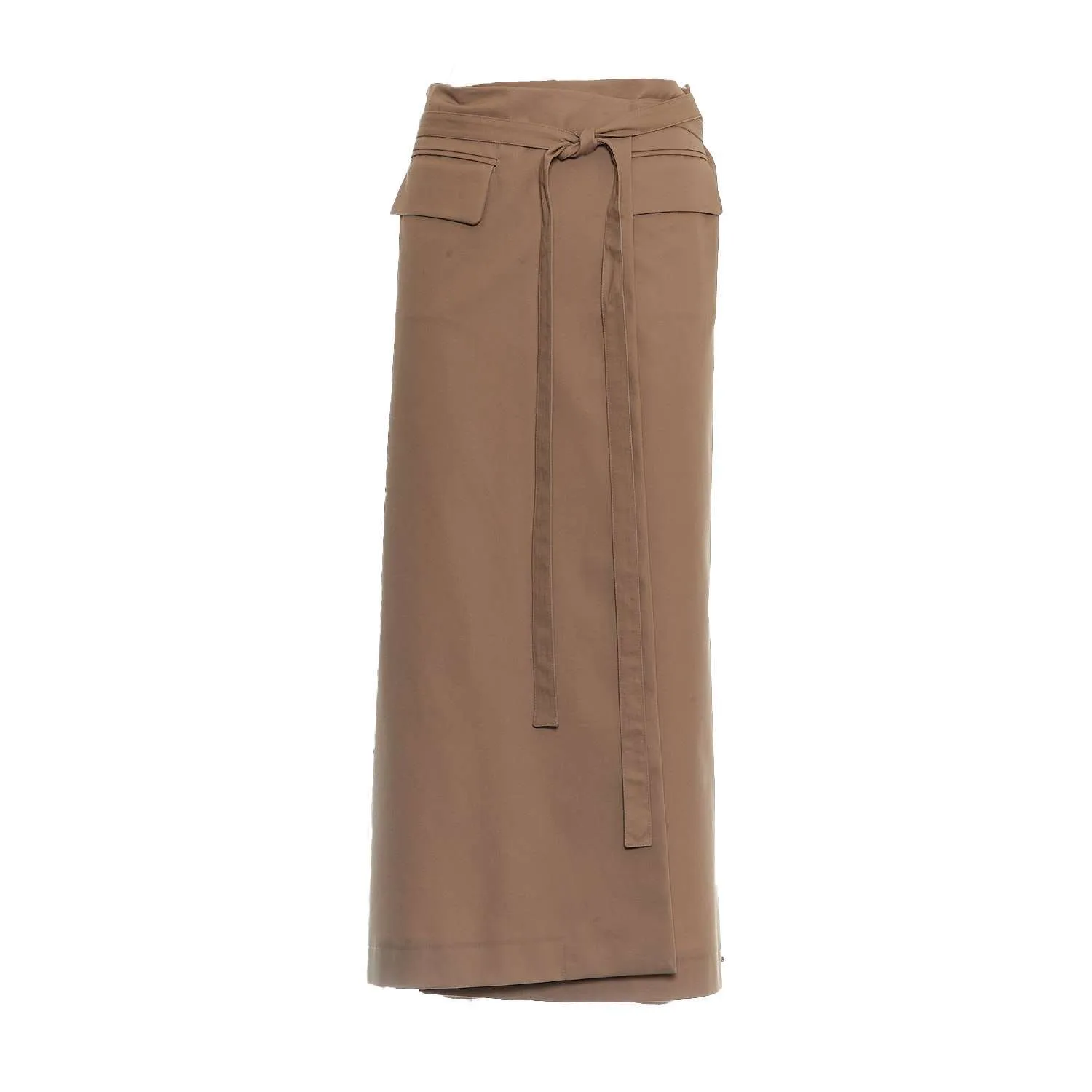 Gonna Deserto Lunga In Gabardina Waterproof