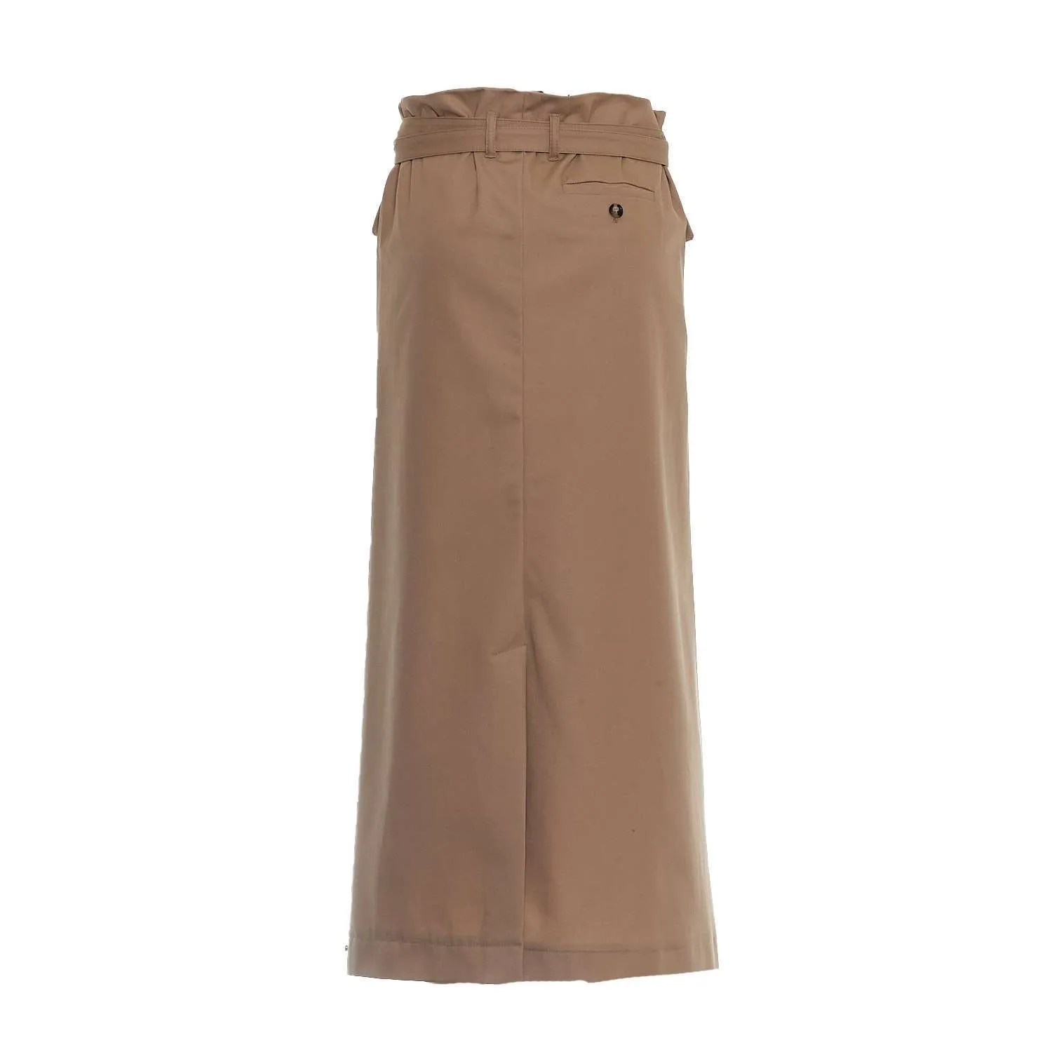Gonna Deserto Lunga In Gabardina Waterproof